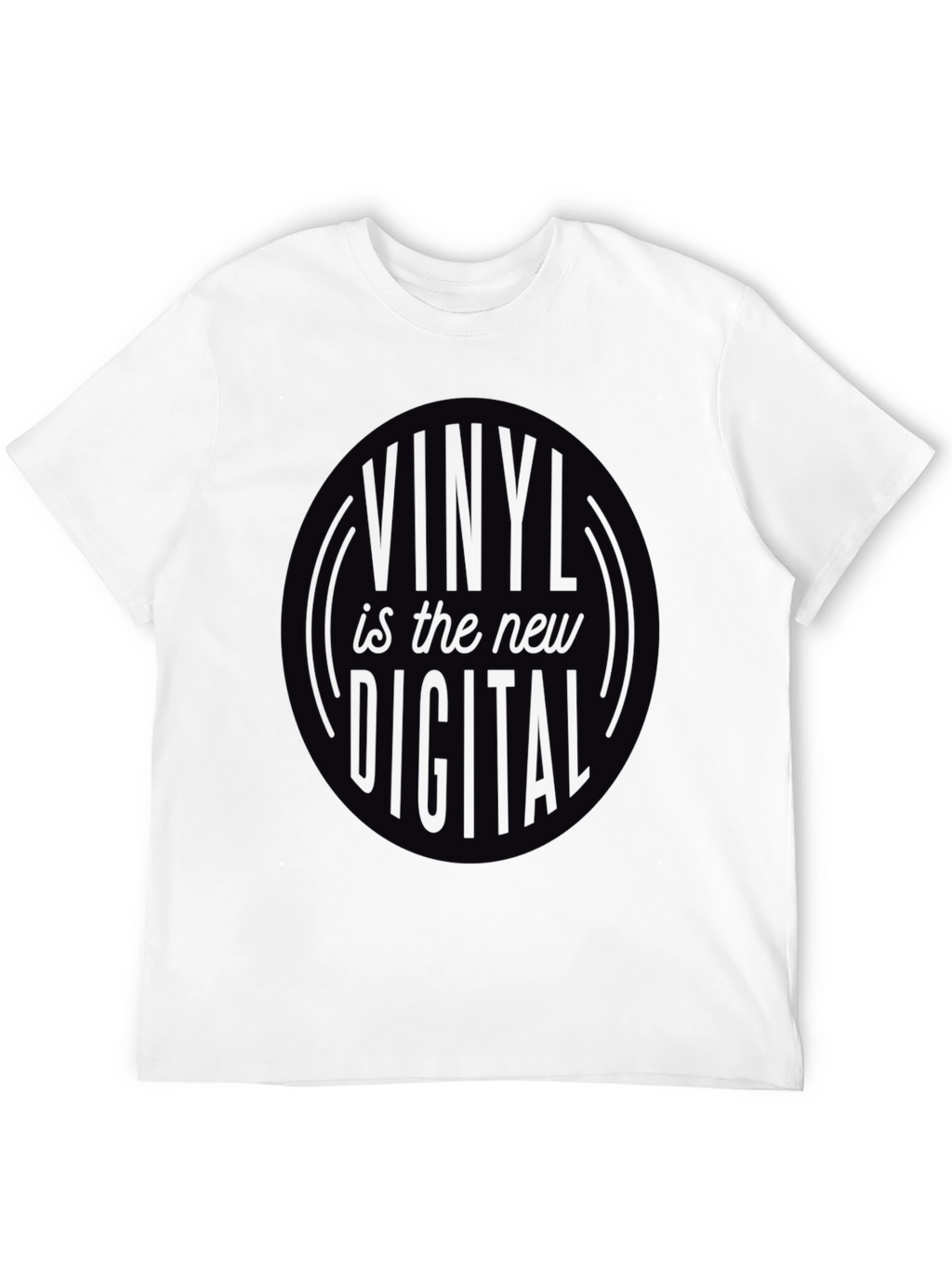 Vinyl is the New Digital Black T-Shirt