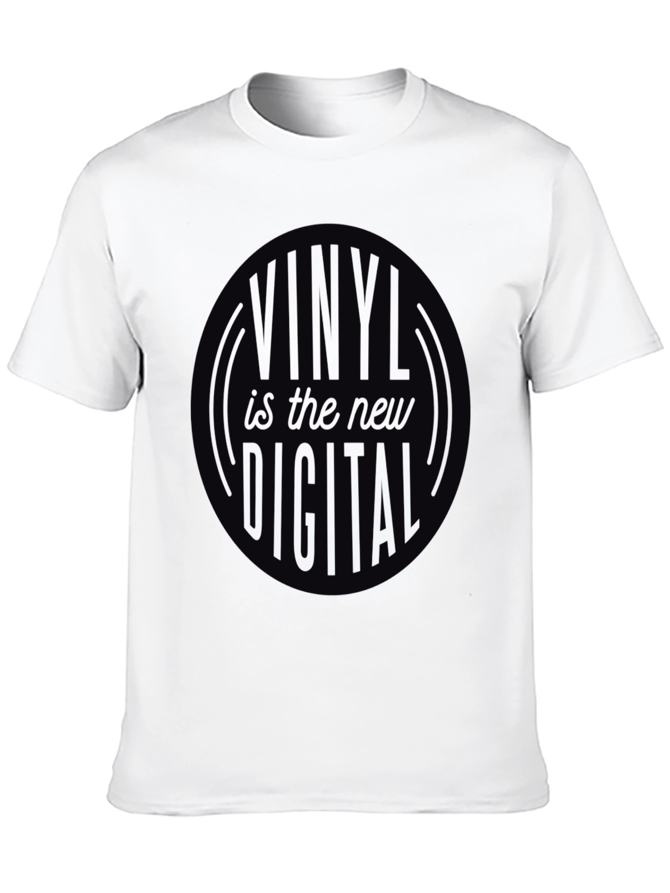 Vinyl is the New Digital Black T-Shirt