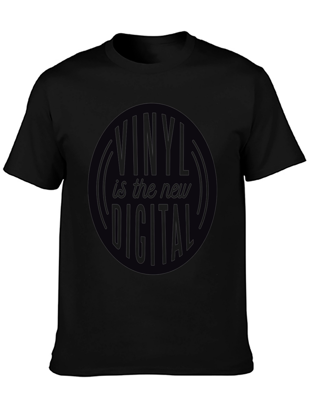 Vinyl is the New Digital Black T-Shirt