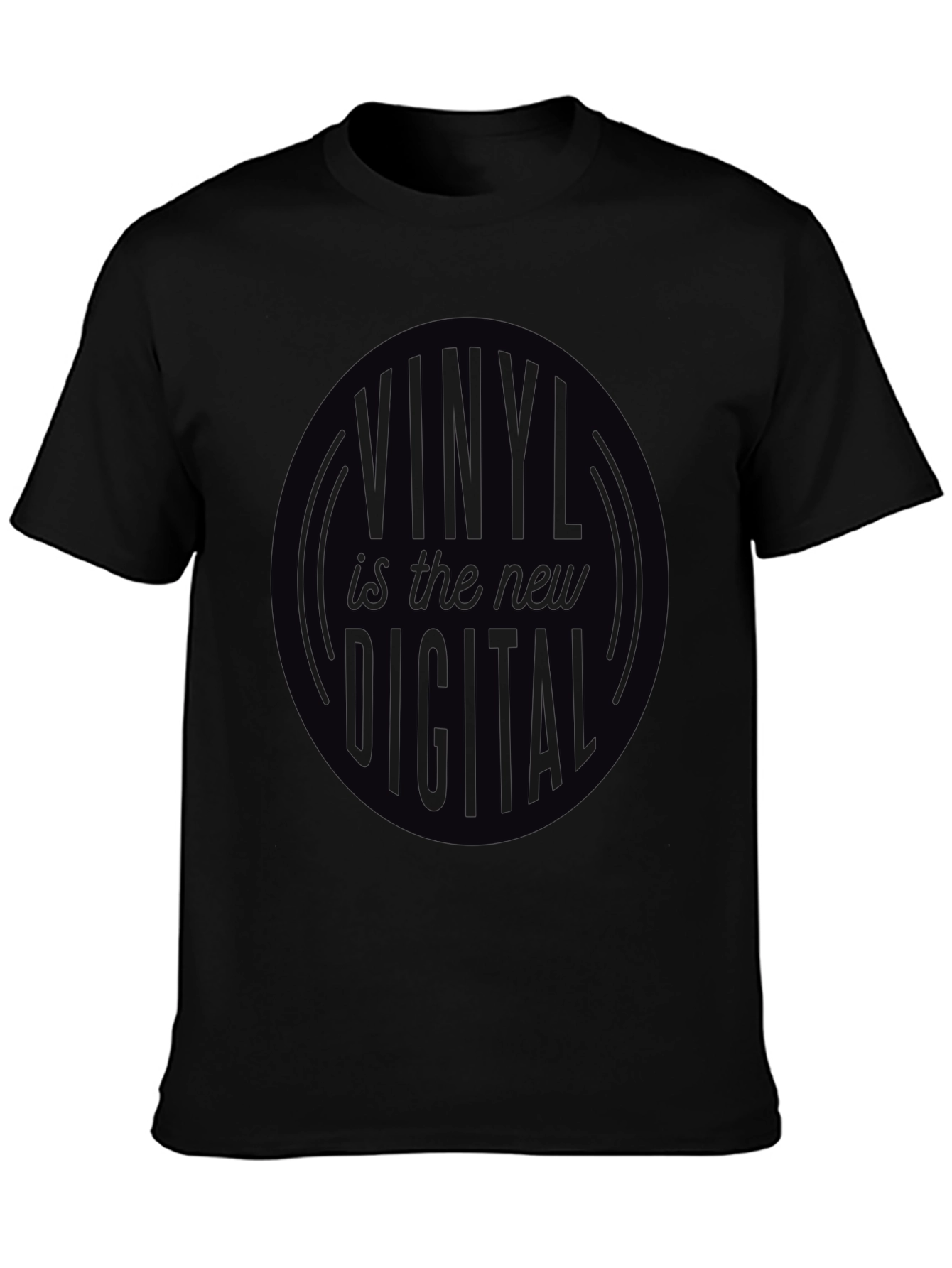 Vinyl is the New Digital Black T-Shirt