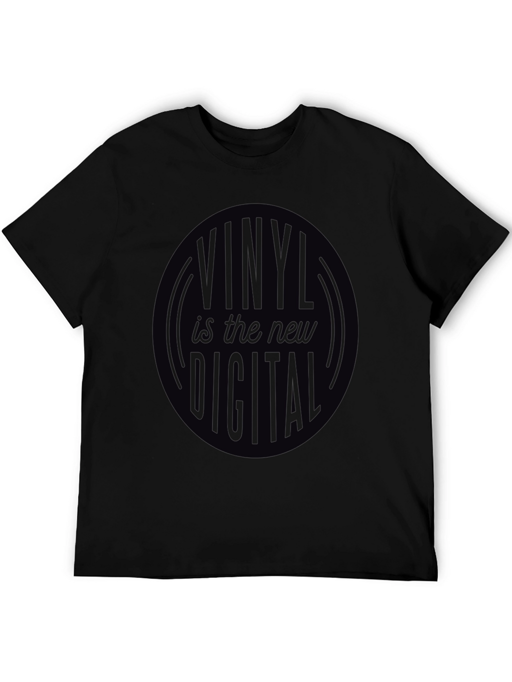 Vinyl is the New Digital Black T-Shirt