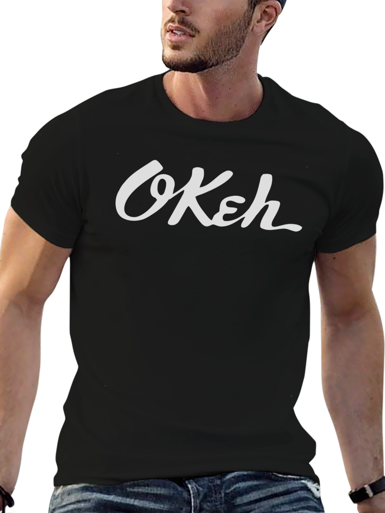 Okeh T-Shirt - Black Casual Tee