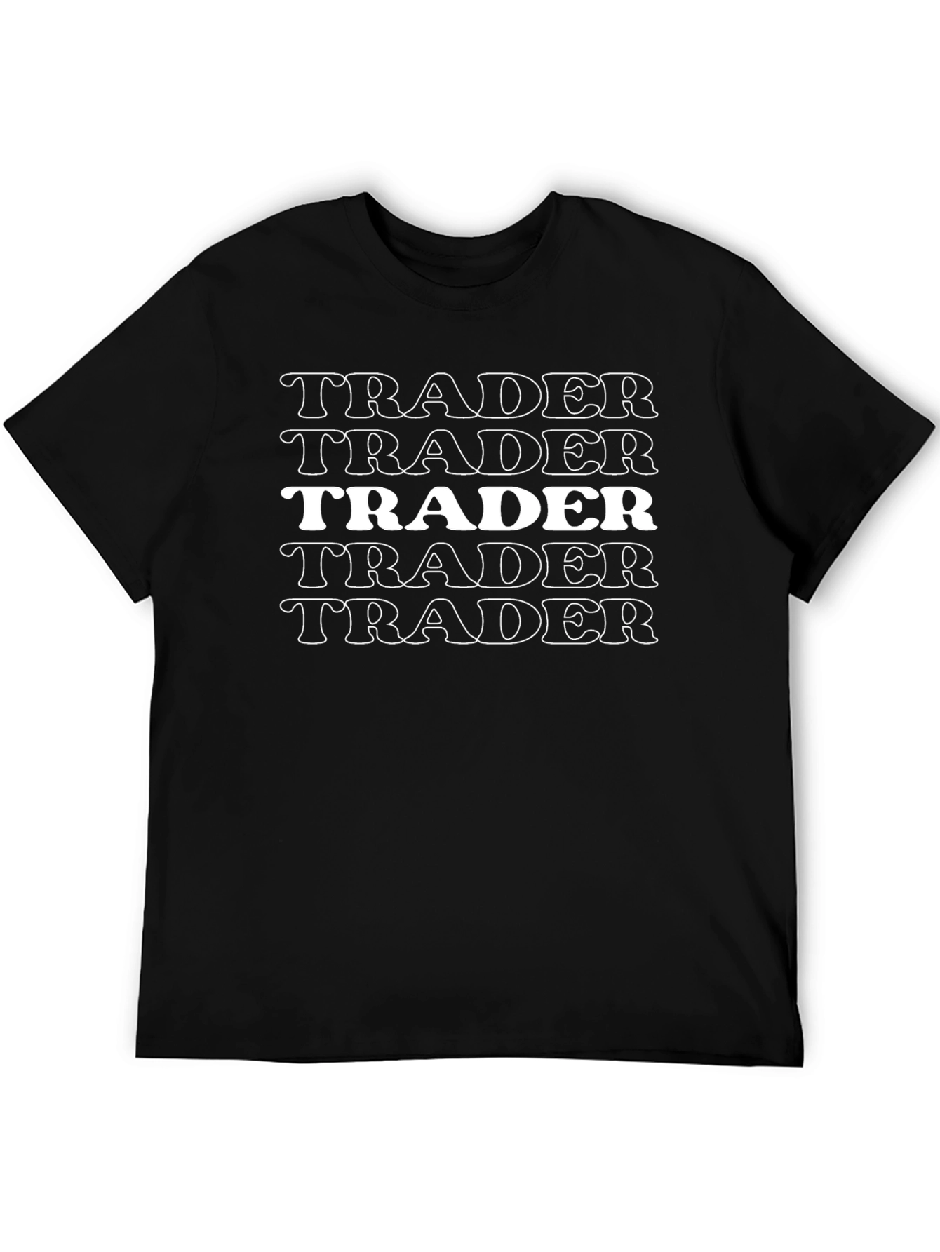 Trader Tee: Repetition Bold Statement T-Shirt