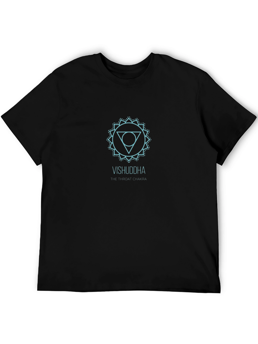 Vishuddha Throat Chakra Graphic T-Shirt - Black