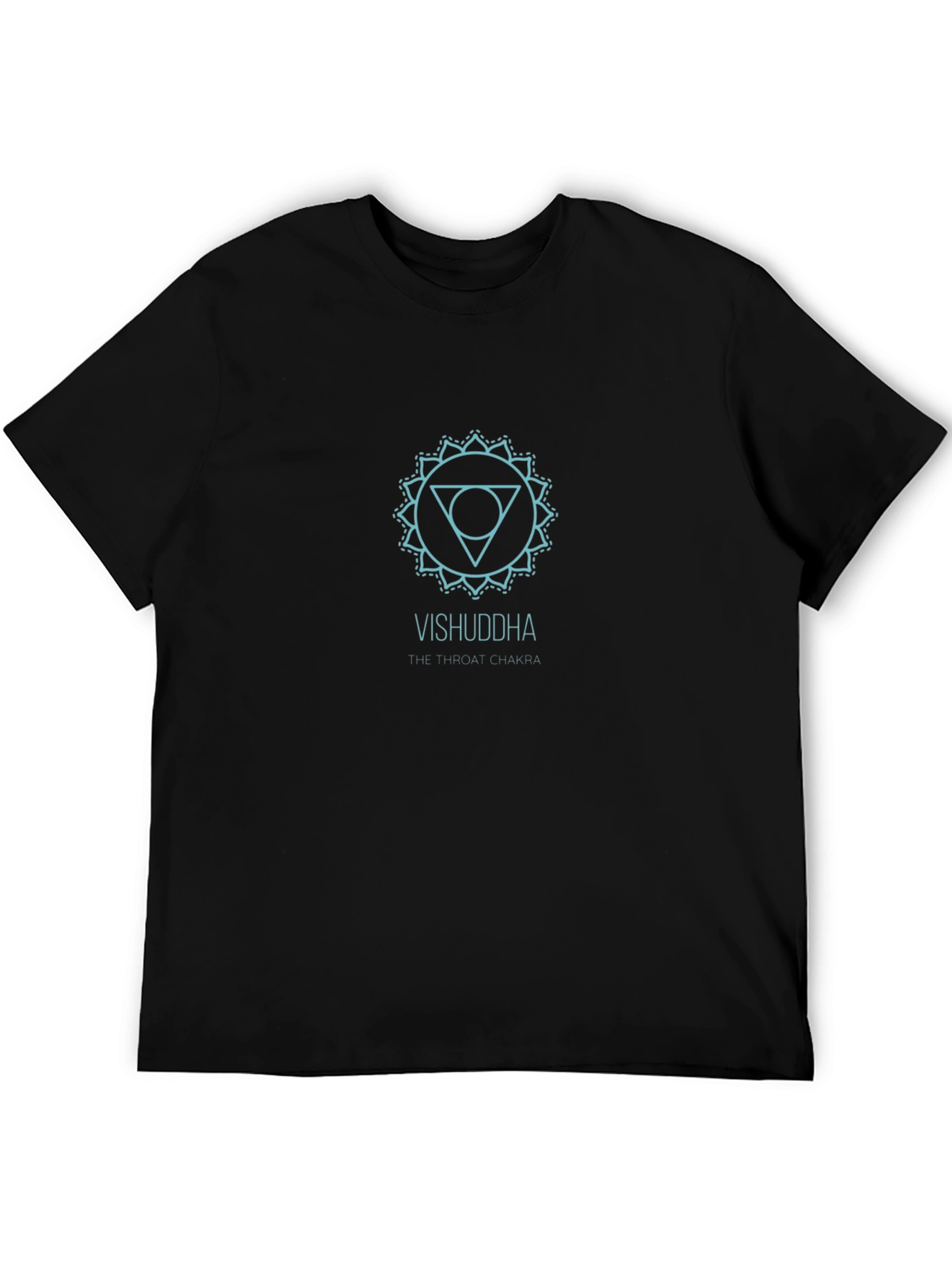 Vishuddha Throat Chakra Graphic T-Shirt - Black