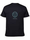 Vishuddha Throat Chakra Graphic T-Shirt - Black