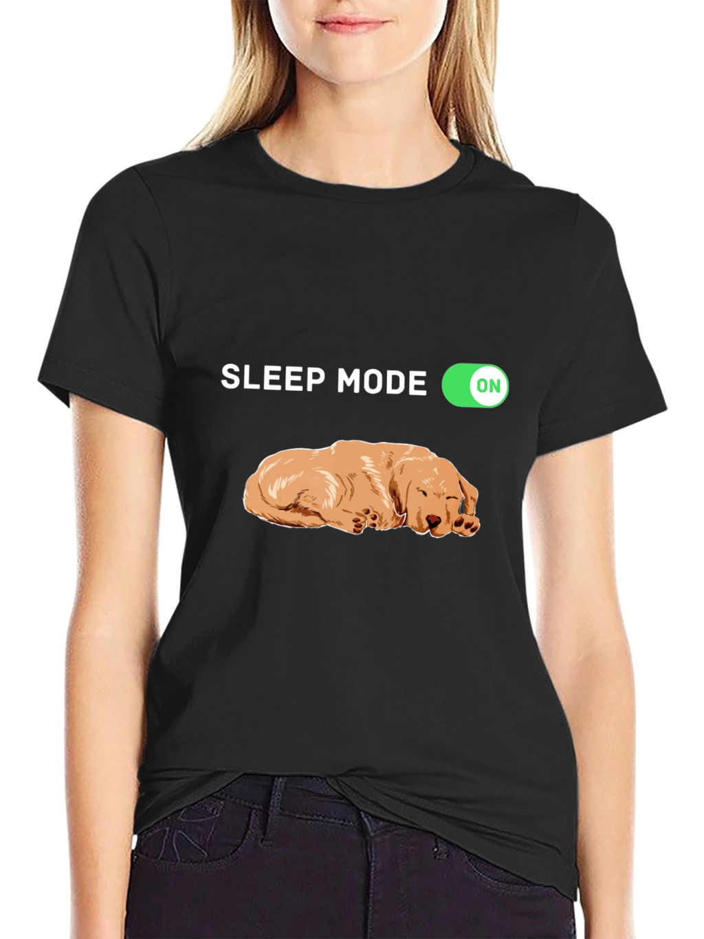 Sleep Mode On Dog T-Shirt