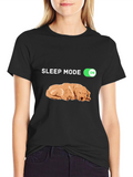Sleep Mode On Dog T-Shirt