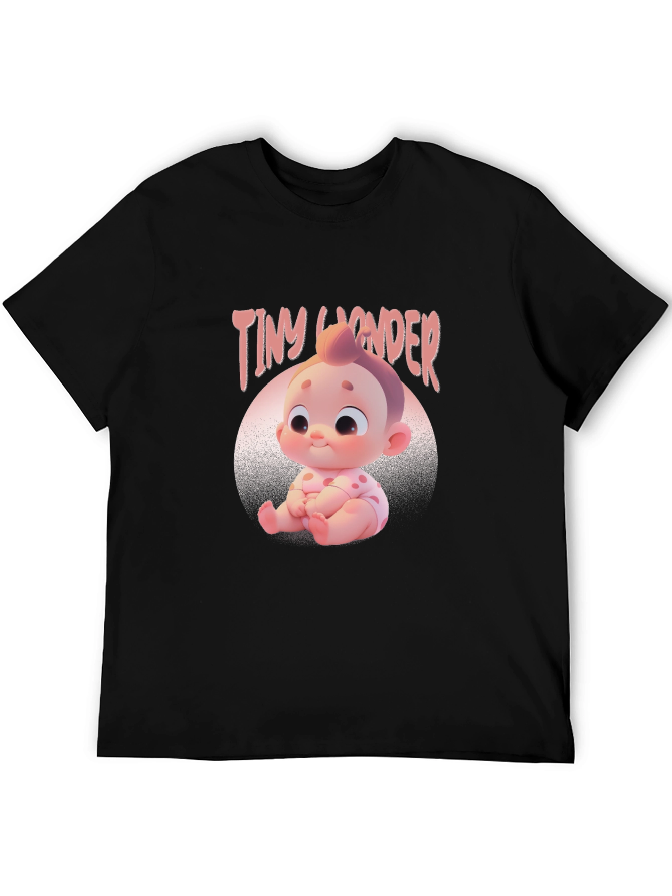 Tiny Wonder Baby Graphic Tee - Black