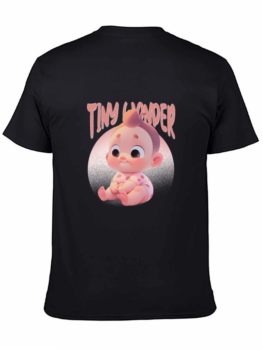 Tiny Wonder Baby Graphic Tee - Black