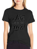 Love is in the Air Black Graphic T-Shirt