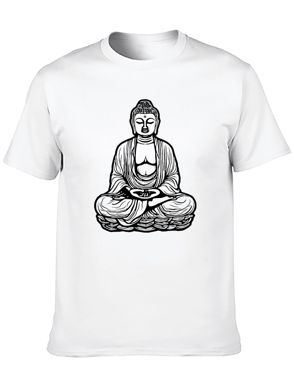Buddha Graphic Black T-Shirt