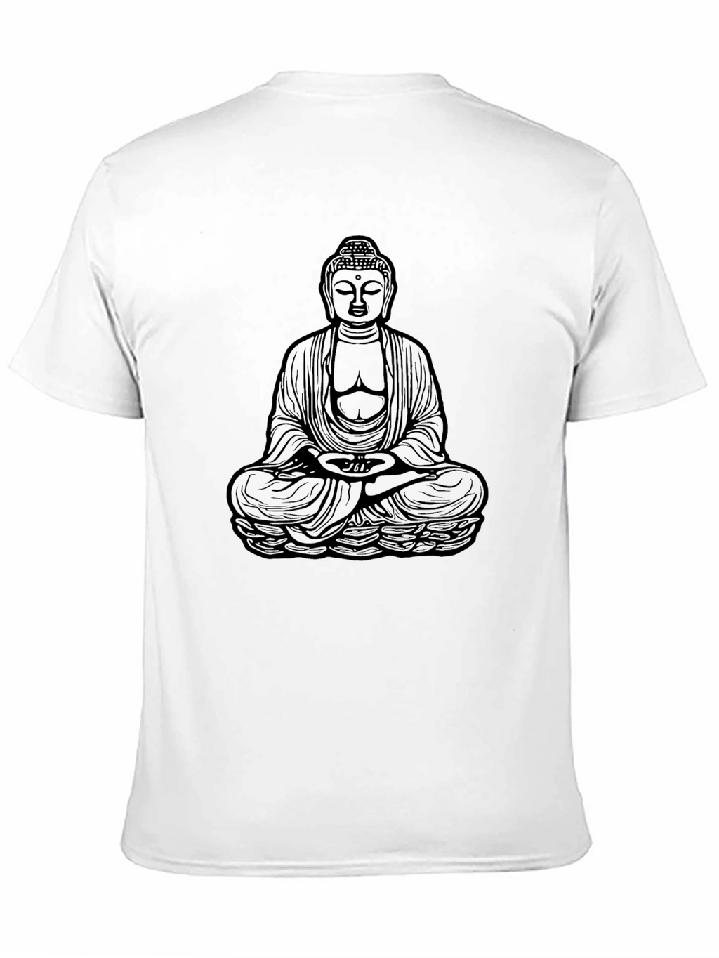 Buddha Graphic Black T-Shirt