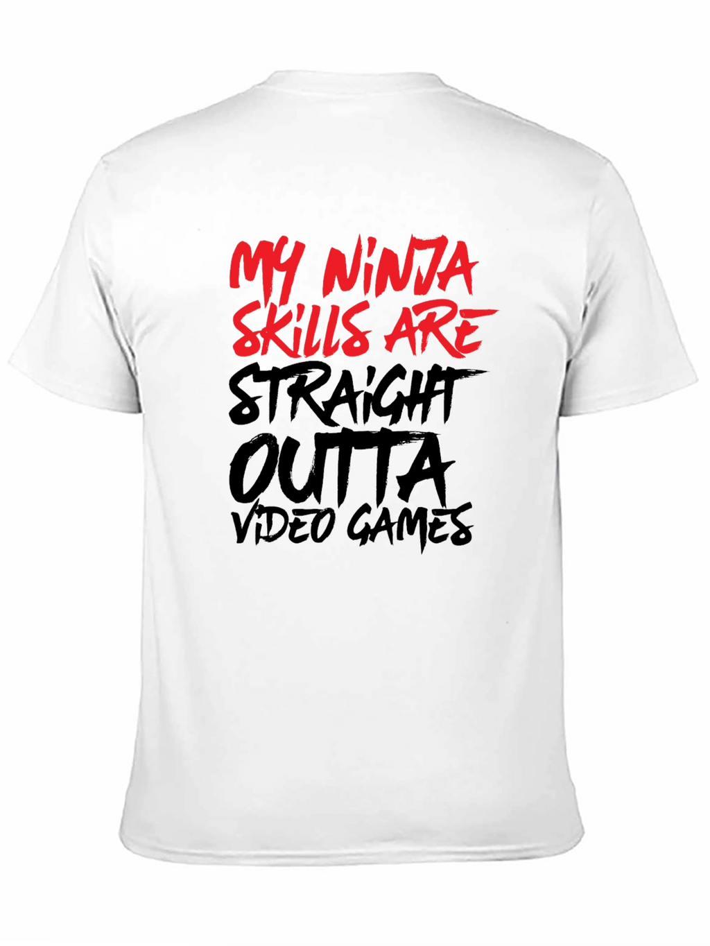 My Ninja Skills Video Game Black T-Shirt