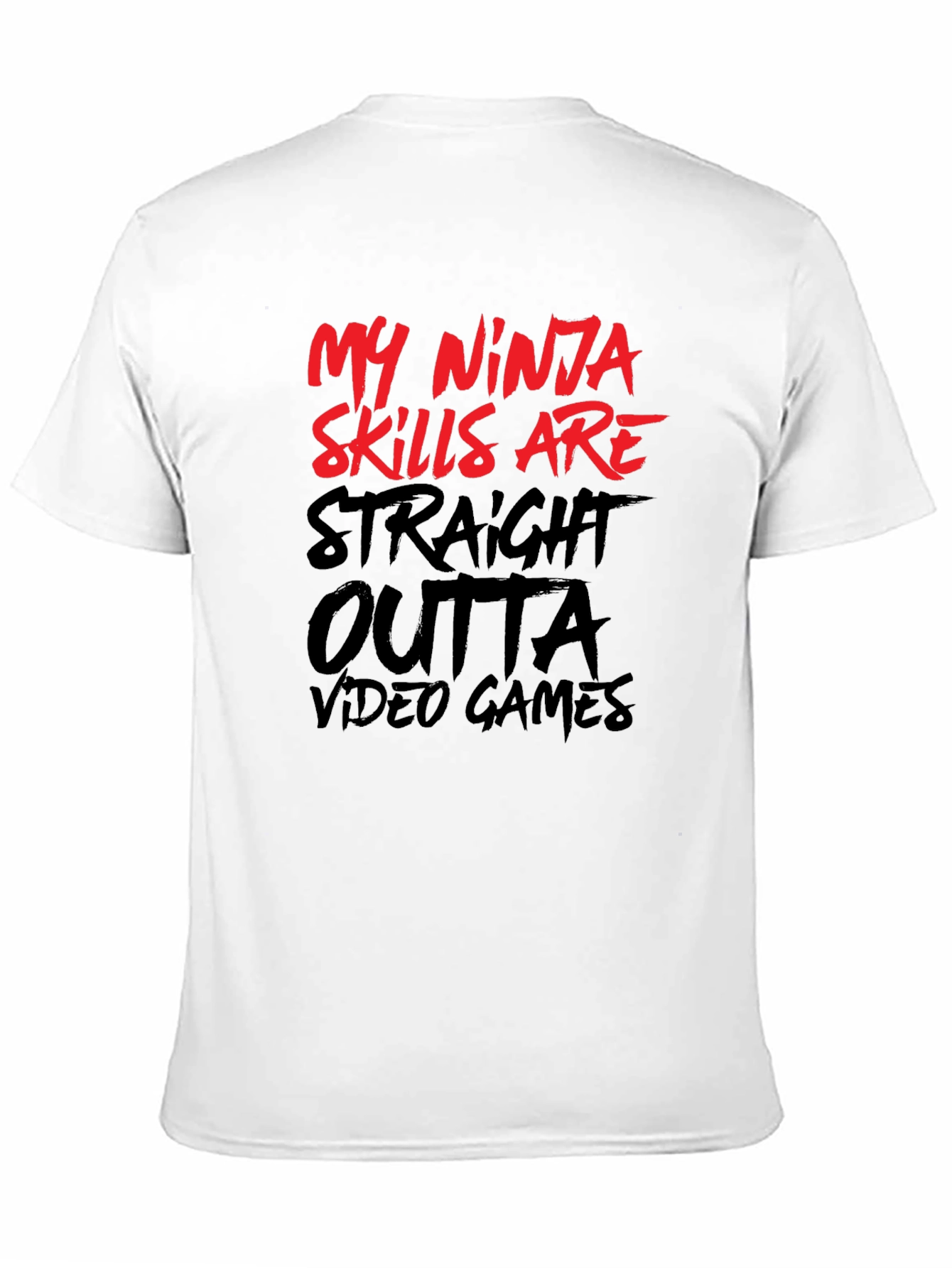 My Ninja Skills Video Game Black T-Shirt