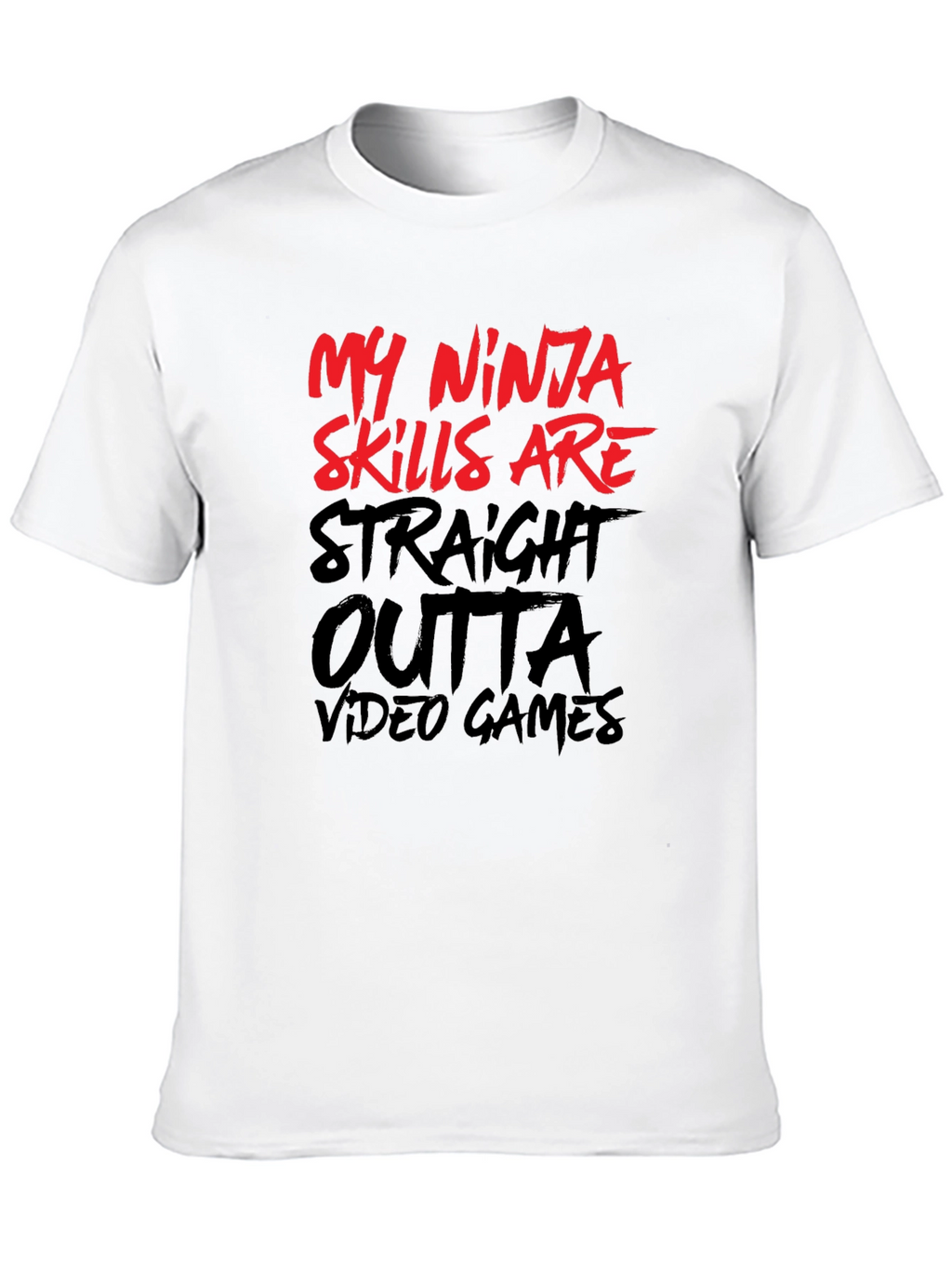My Ninja Skills Video Game Black T-Shirt