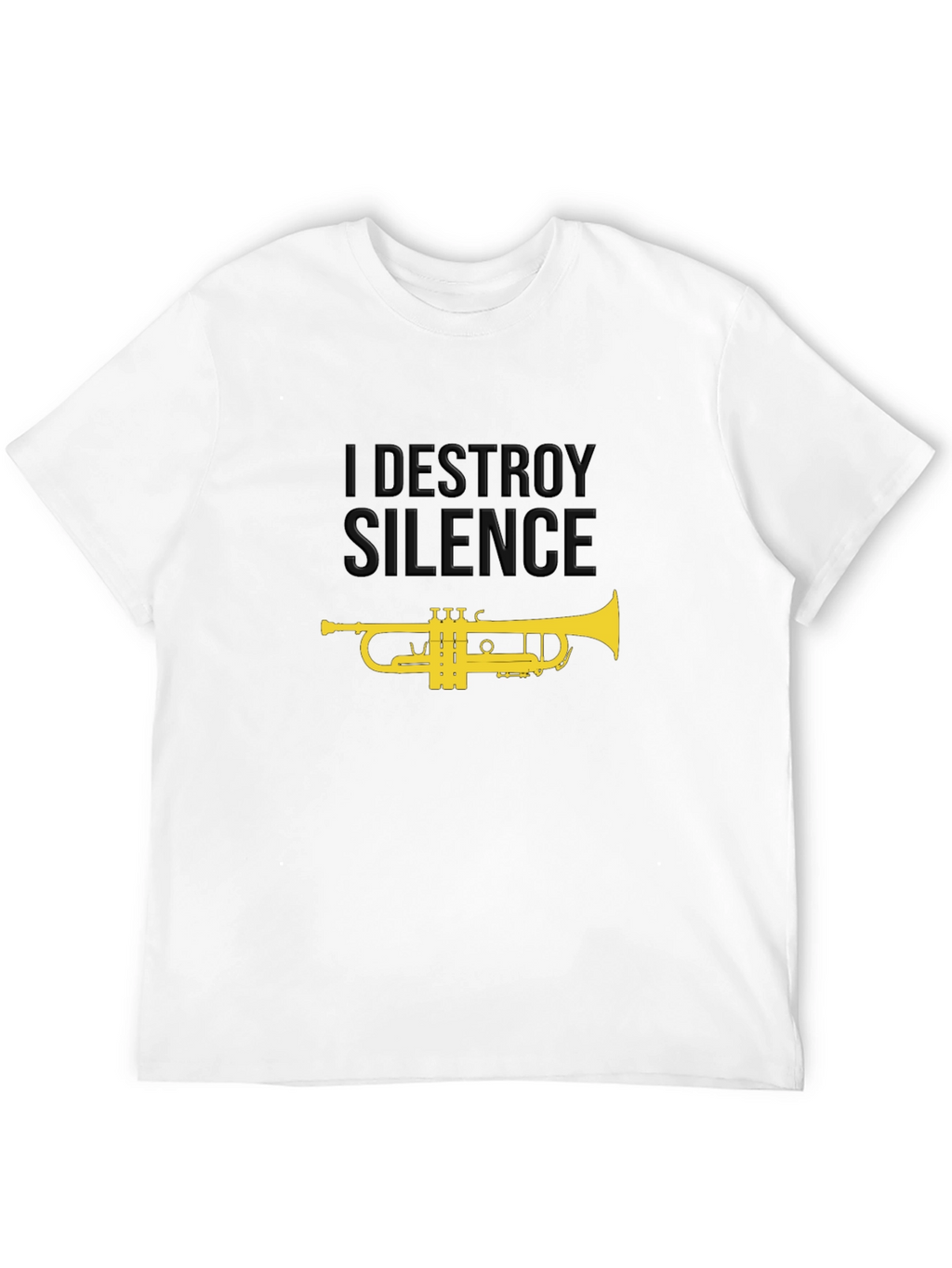 I Destroy Silence Trumpet Graphic Tee