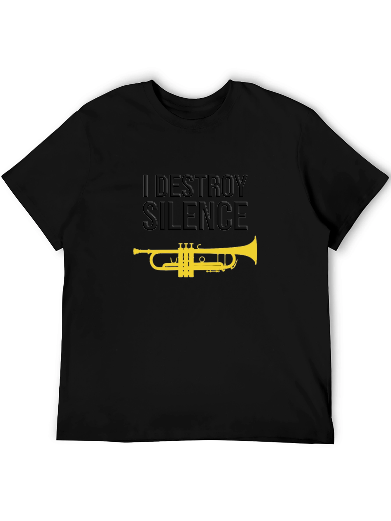 I Destroy Silence Trumpet Graphic Tee