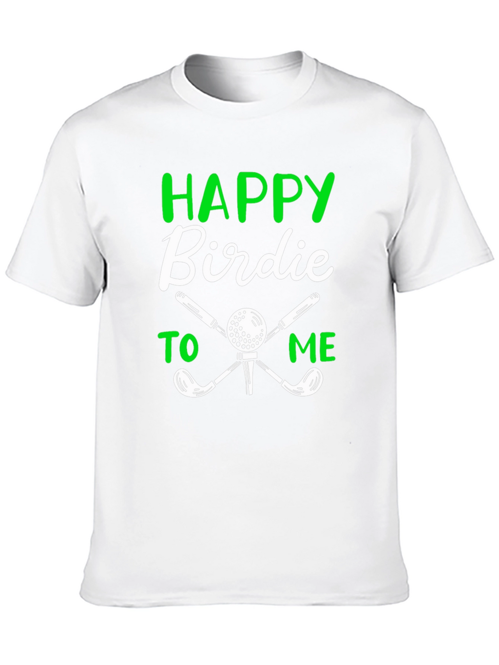 Happy Birdie Golf T-Shirt - Black