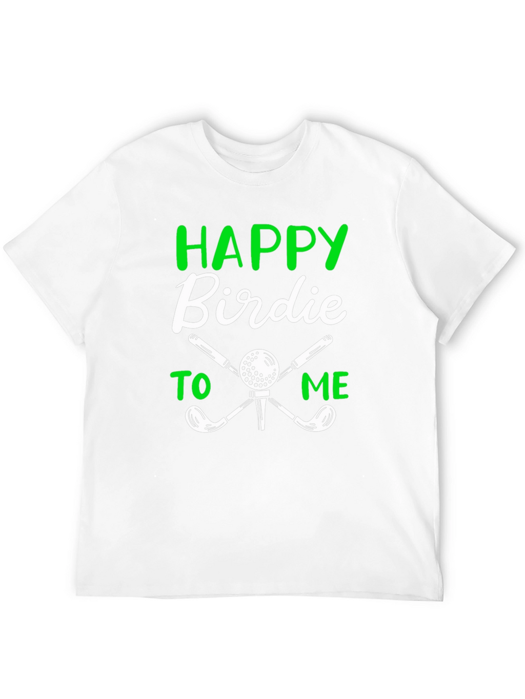 Happy Birdie Golf T-Shirt - Black