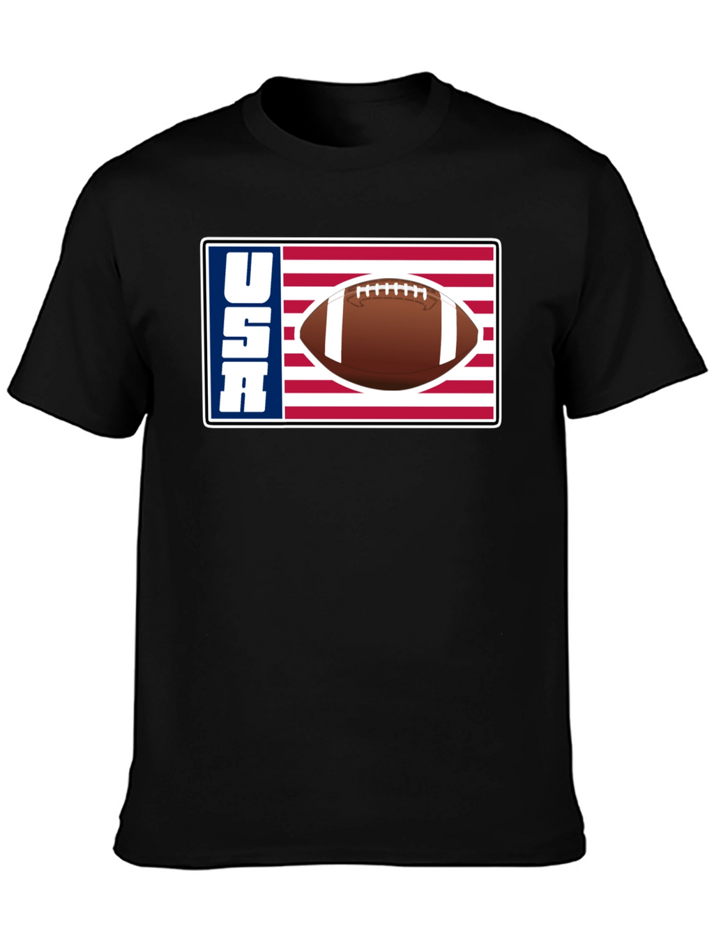 USA Football Graphic Tee - Patriotic American Football