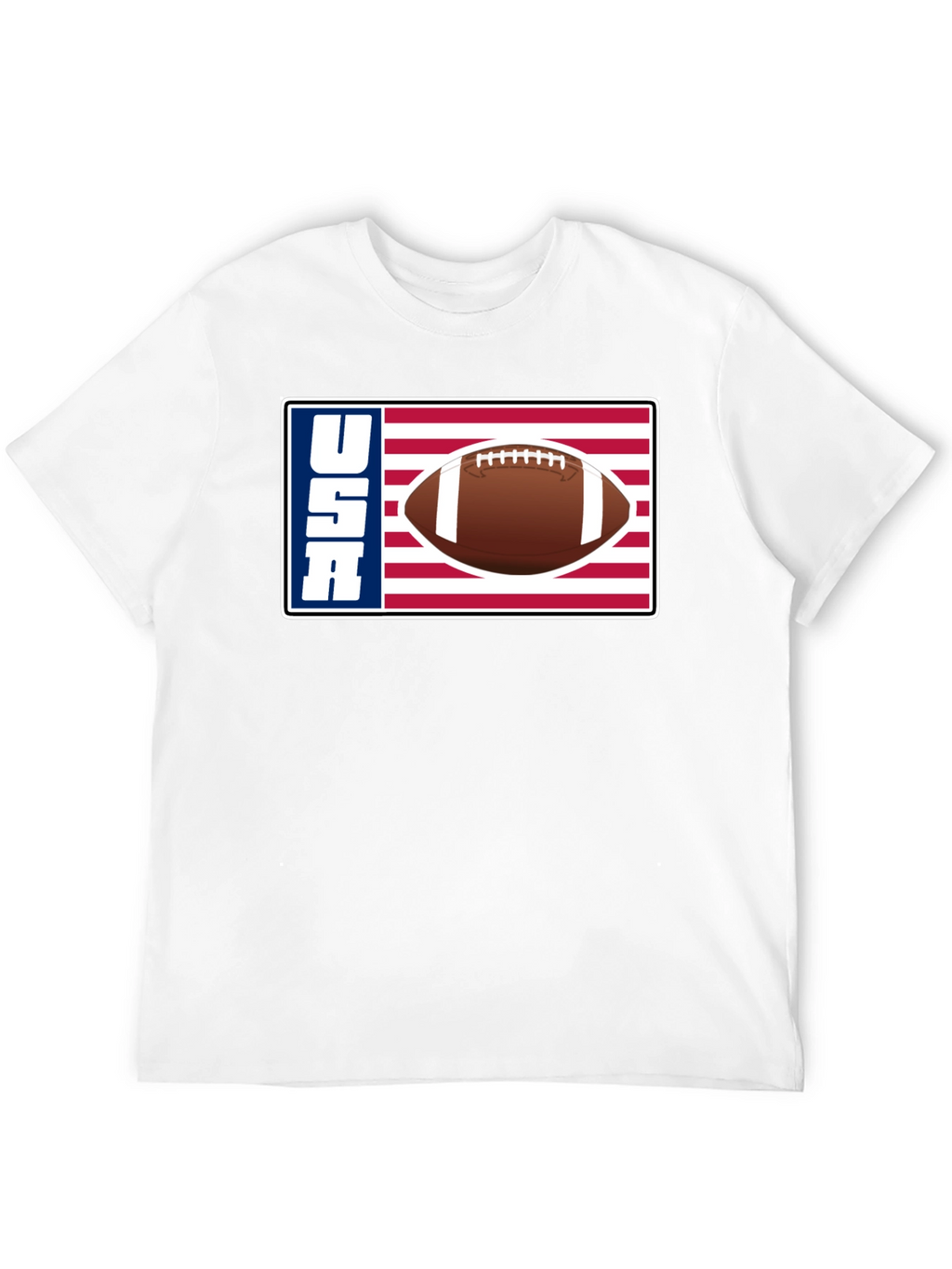 USA Football Graphic Tee - Patriotic American Football