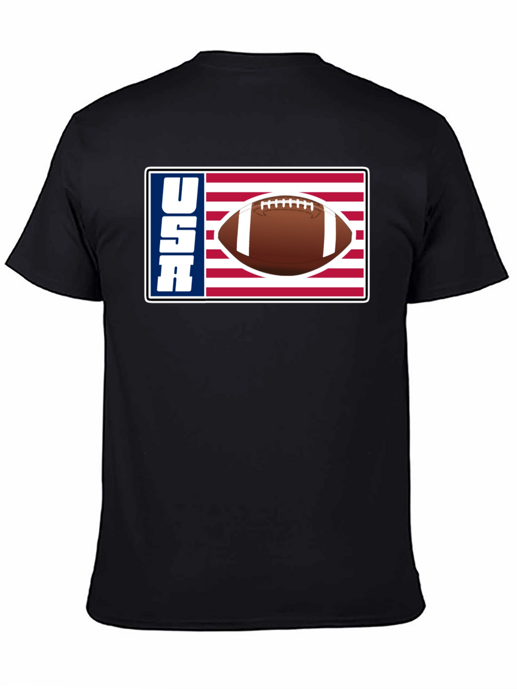 USA Football Graphic Tee - Patriotic American Football
