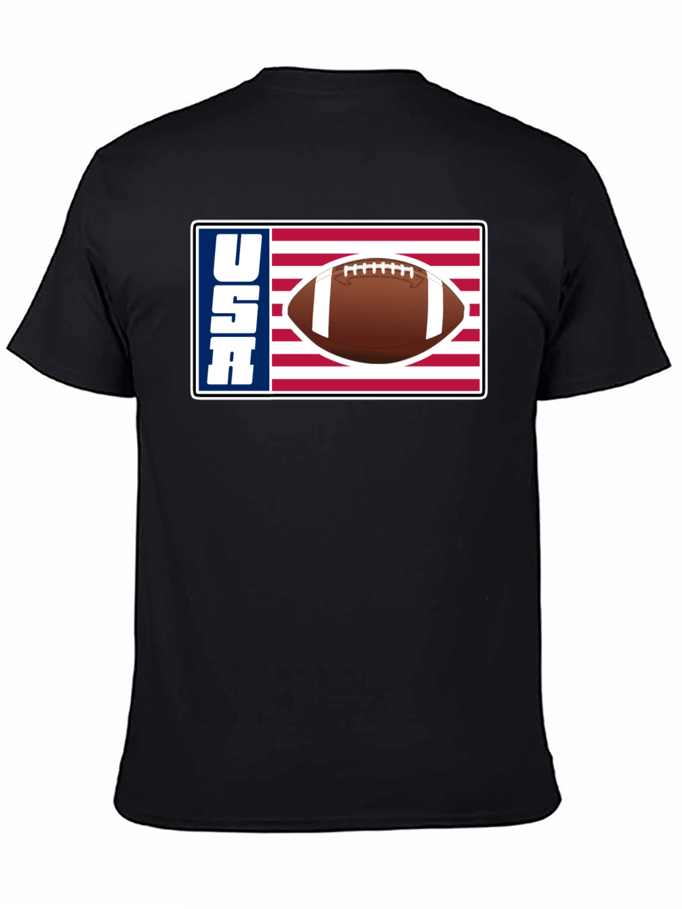USA Football Graphic Tee - Patriotic American Football