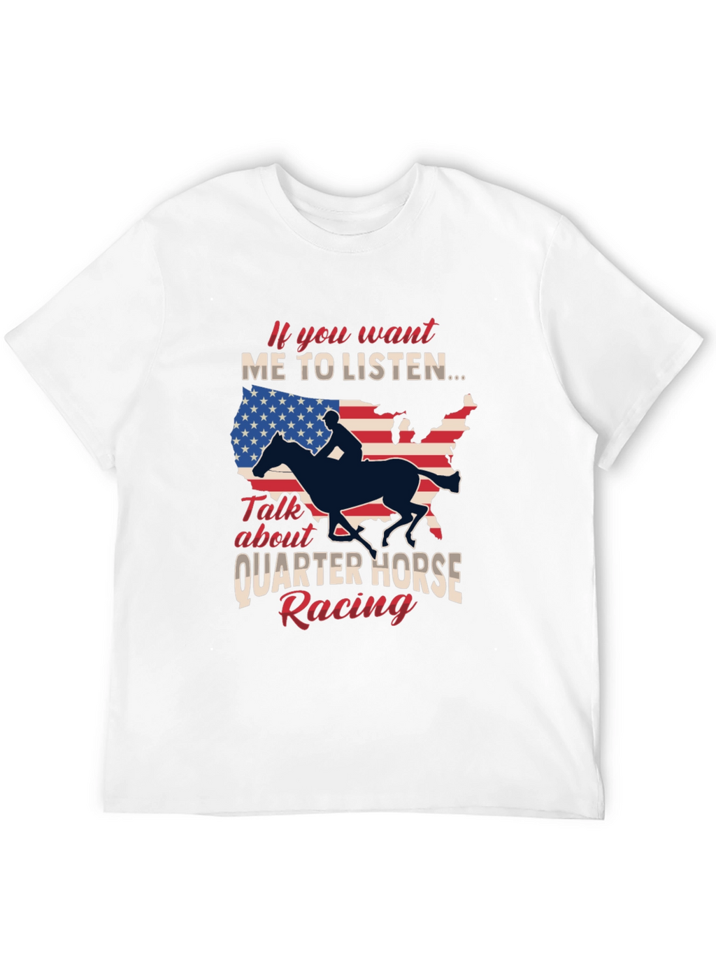 Quarter Horse Racing Graphic T-Shirt