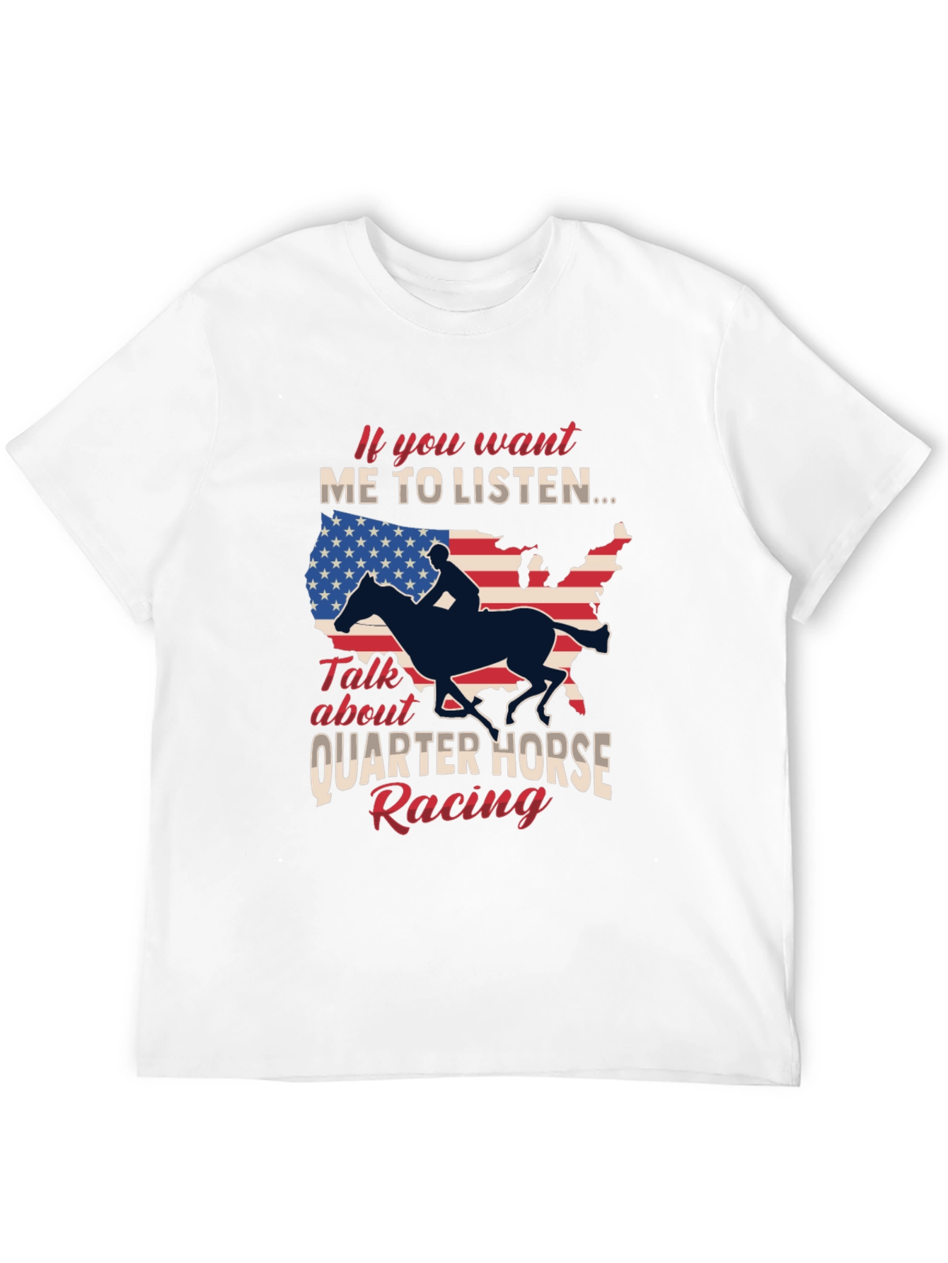 Quarter Horse Racing Graphic T-Shirt