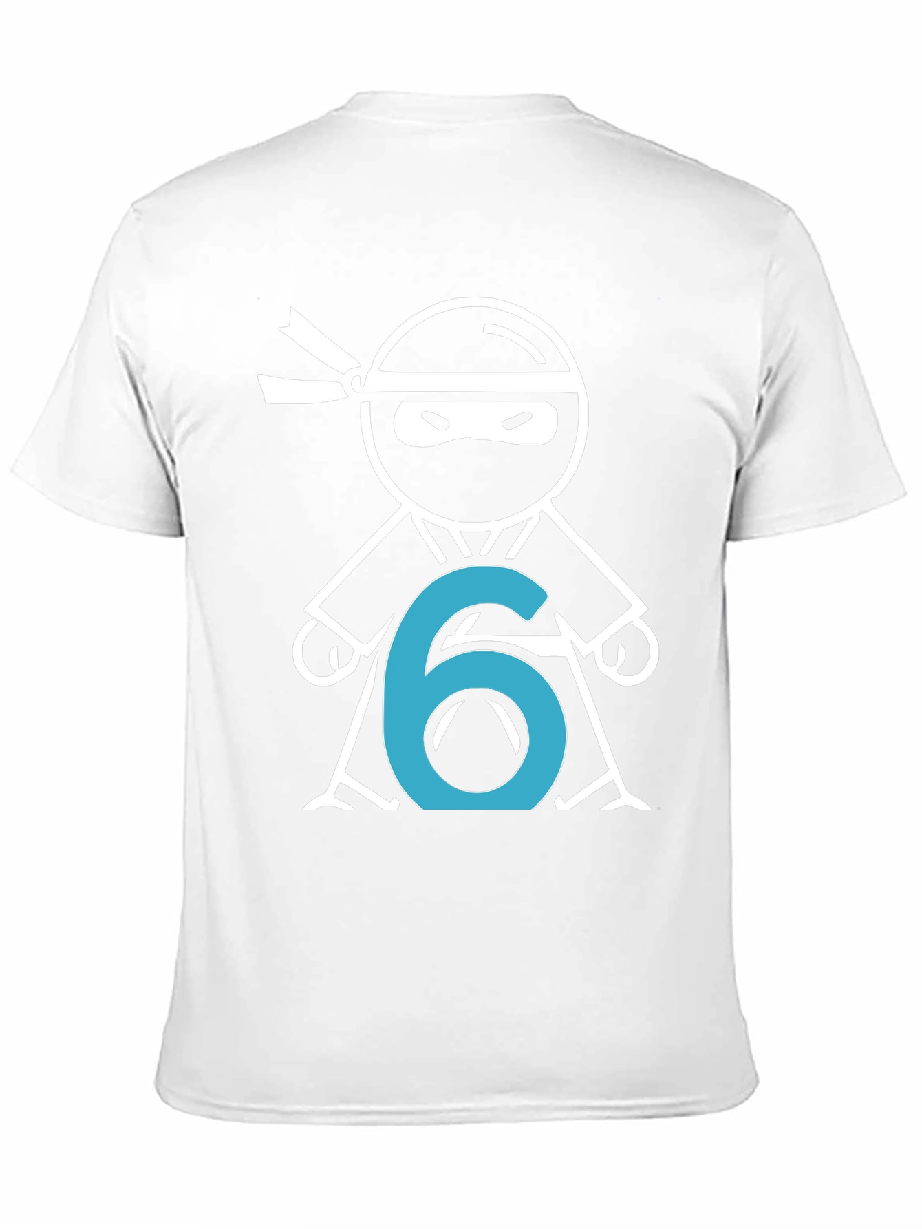 Ninja Number 6 T-Shirt - Birthday Party Tee