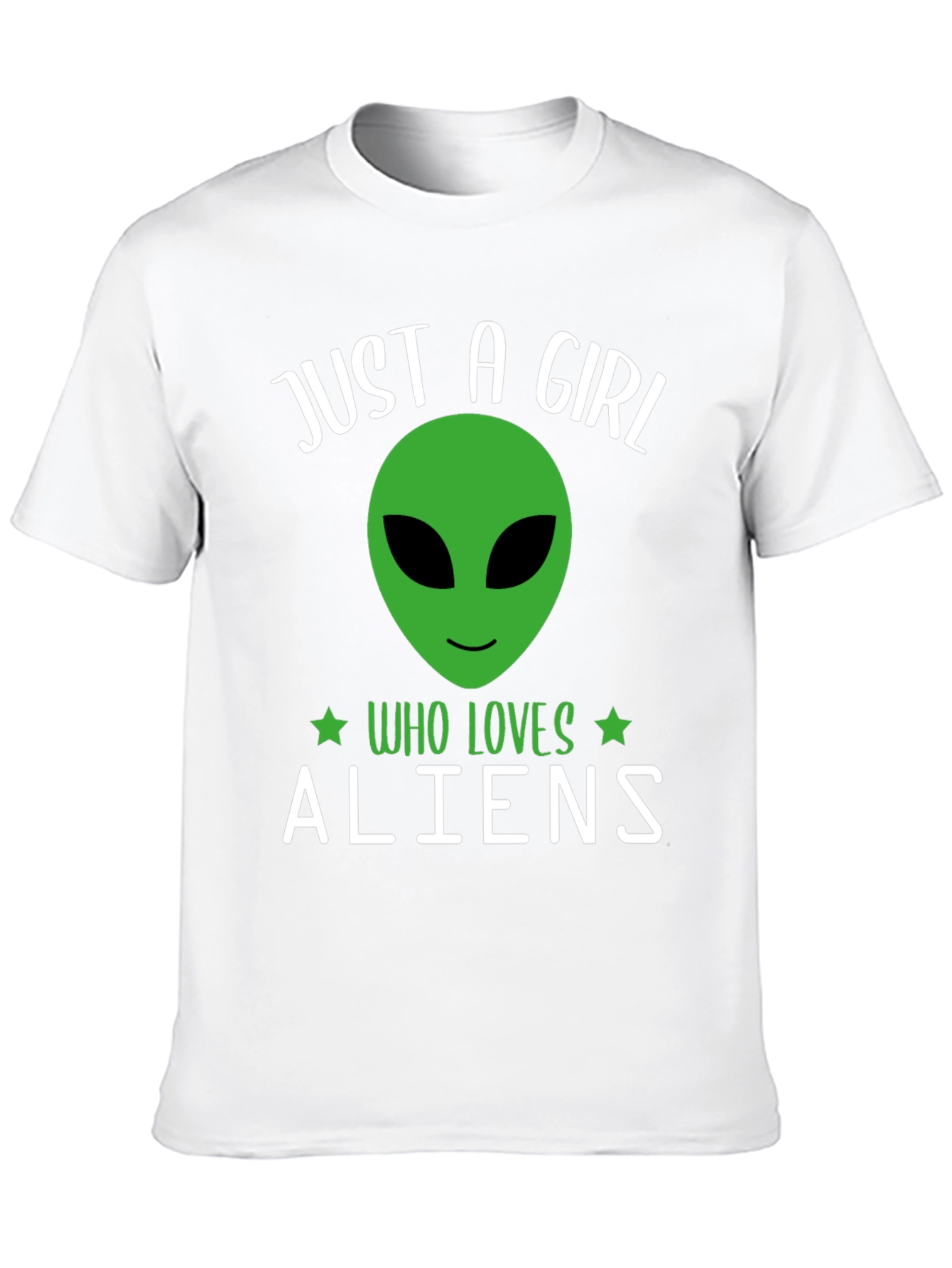 Just A Girl Who Loves Aliens T-Shirt