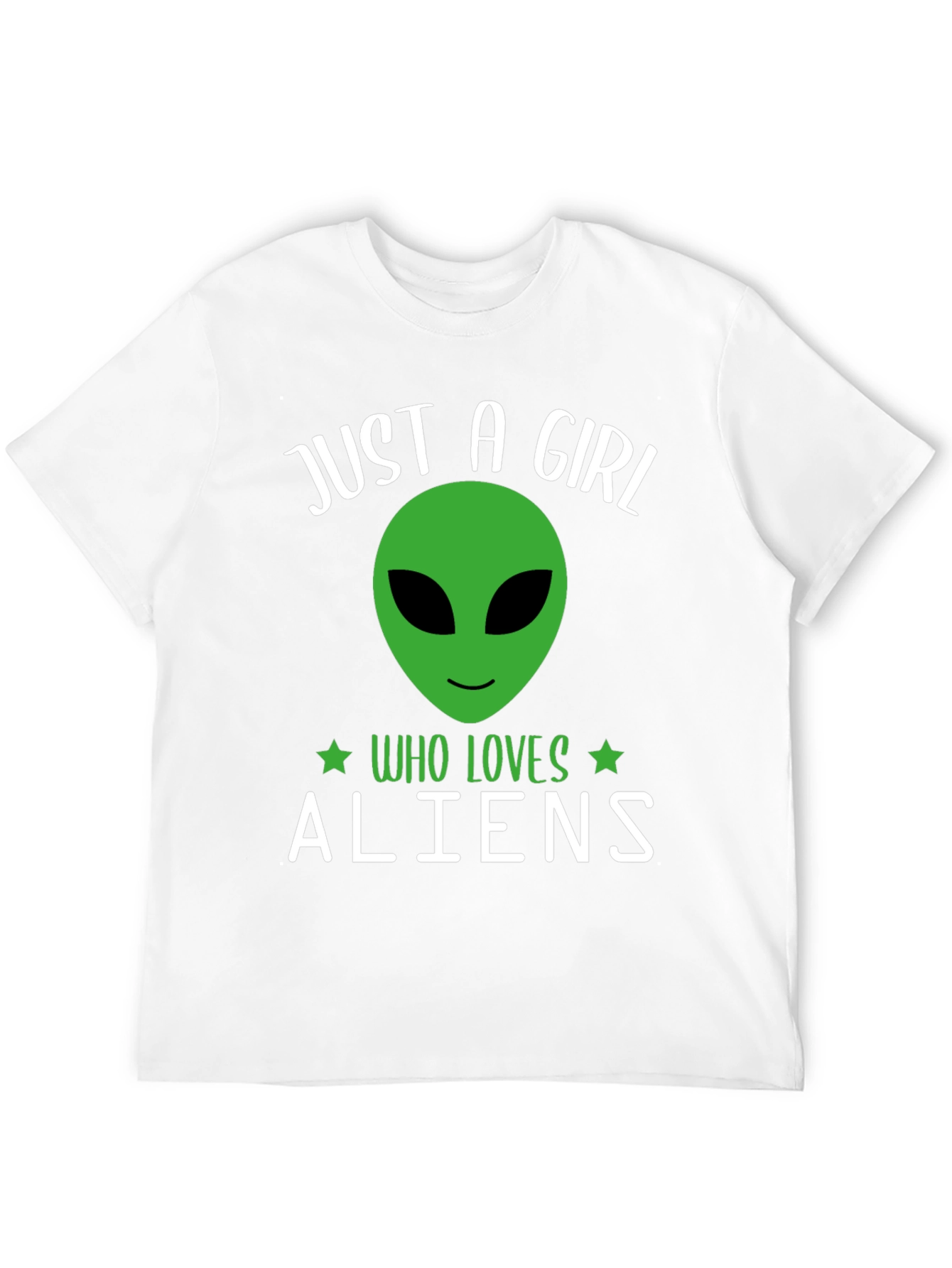 Just A Girl Who Loves Aliens T-Shirt