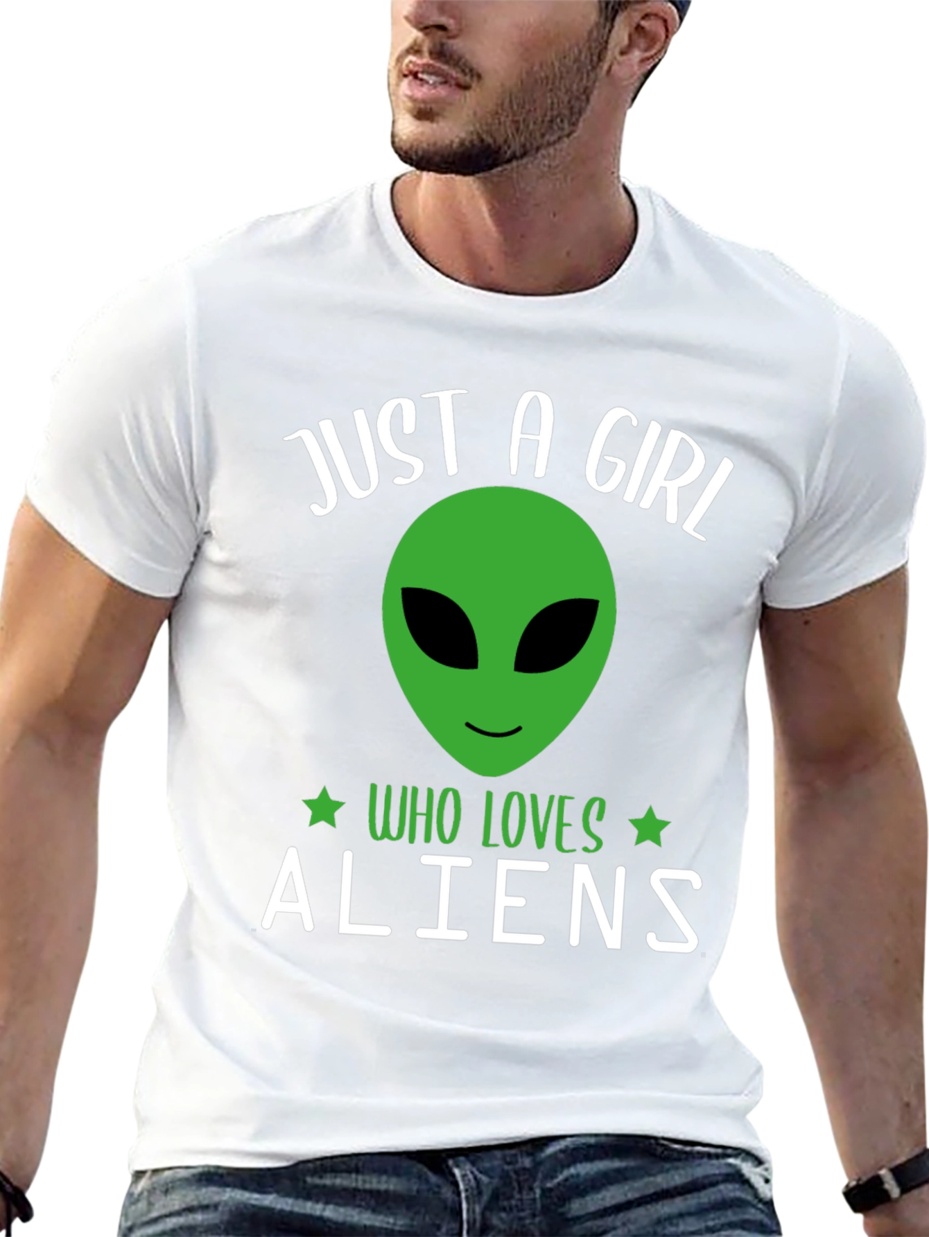 Just A Girl Who Loves Aliens T-Shirt