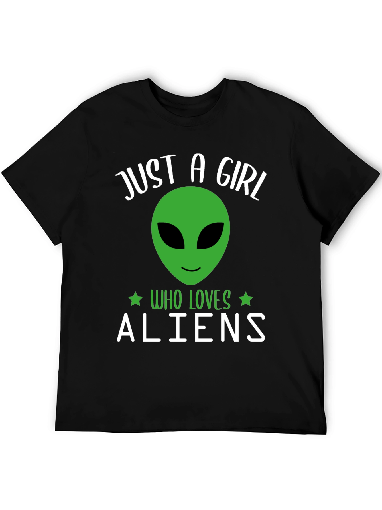 Just A Girl Who Loves Aliens T-Shirt