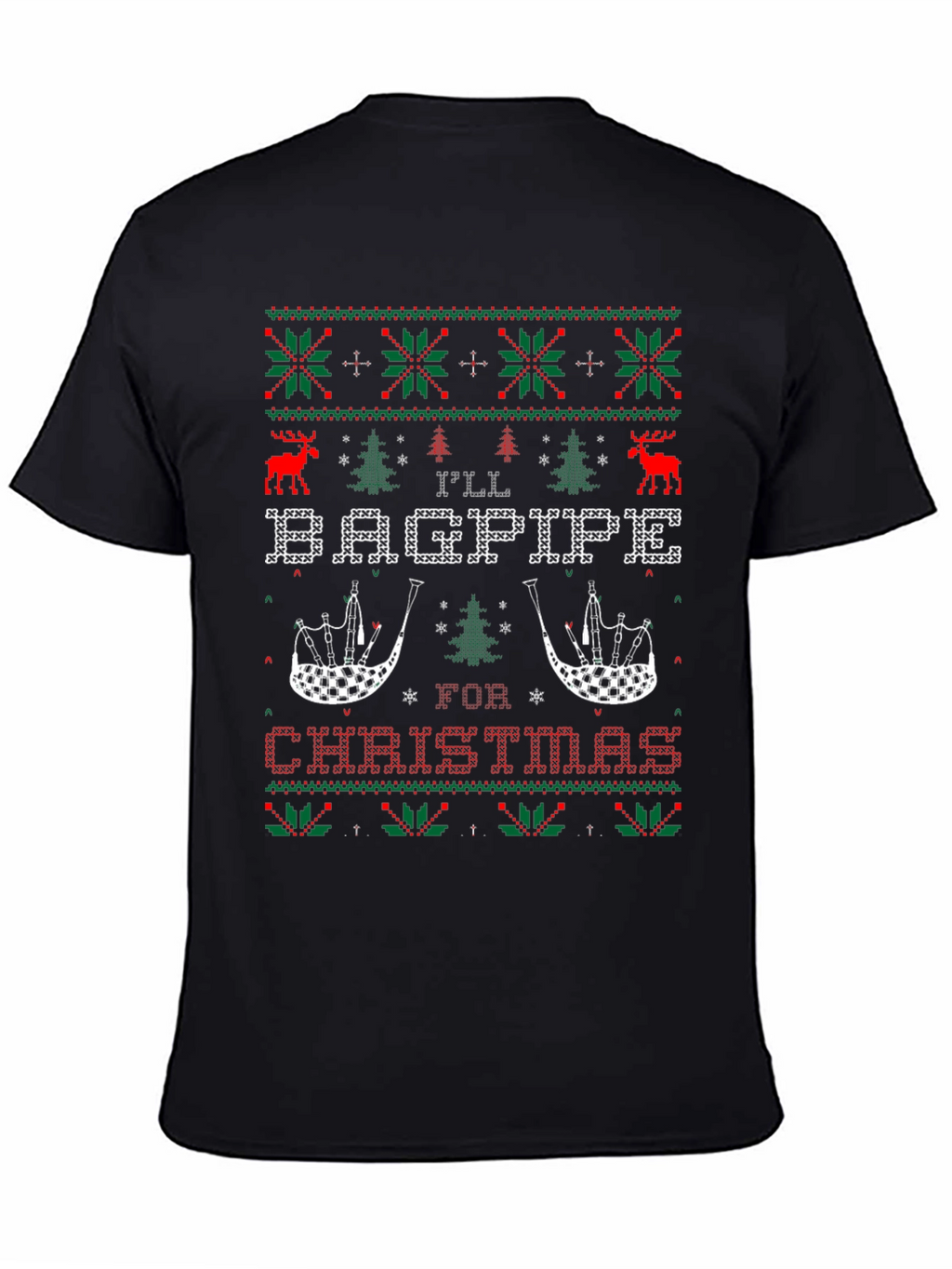 Ill Bagpipe for Christmas Holiday T-Shirt