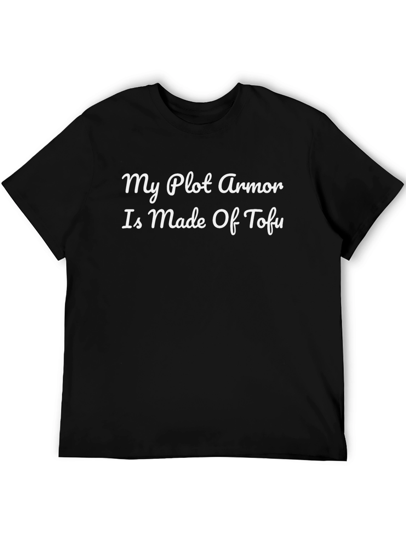 Funny Tofu Armor Graphic T-Shirt