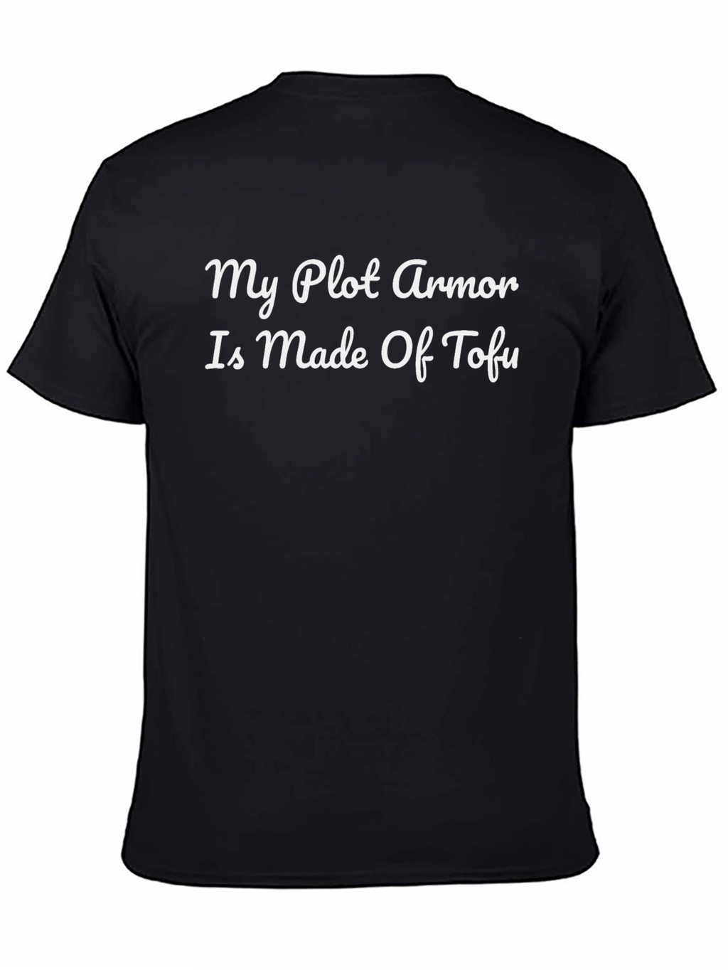 Funny Tofu Armor Graphic T-Shirt