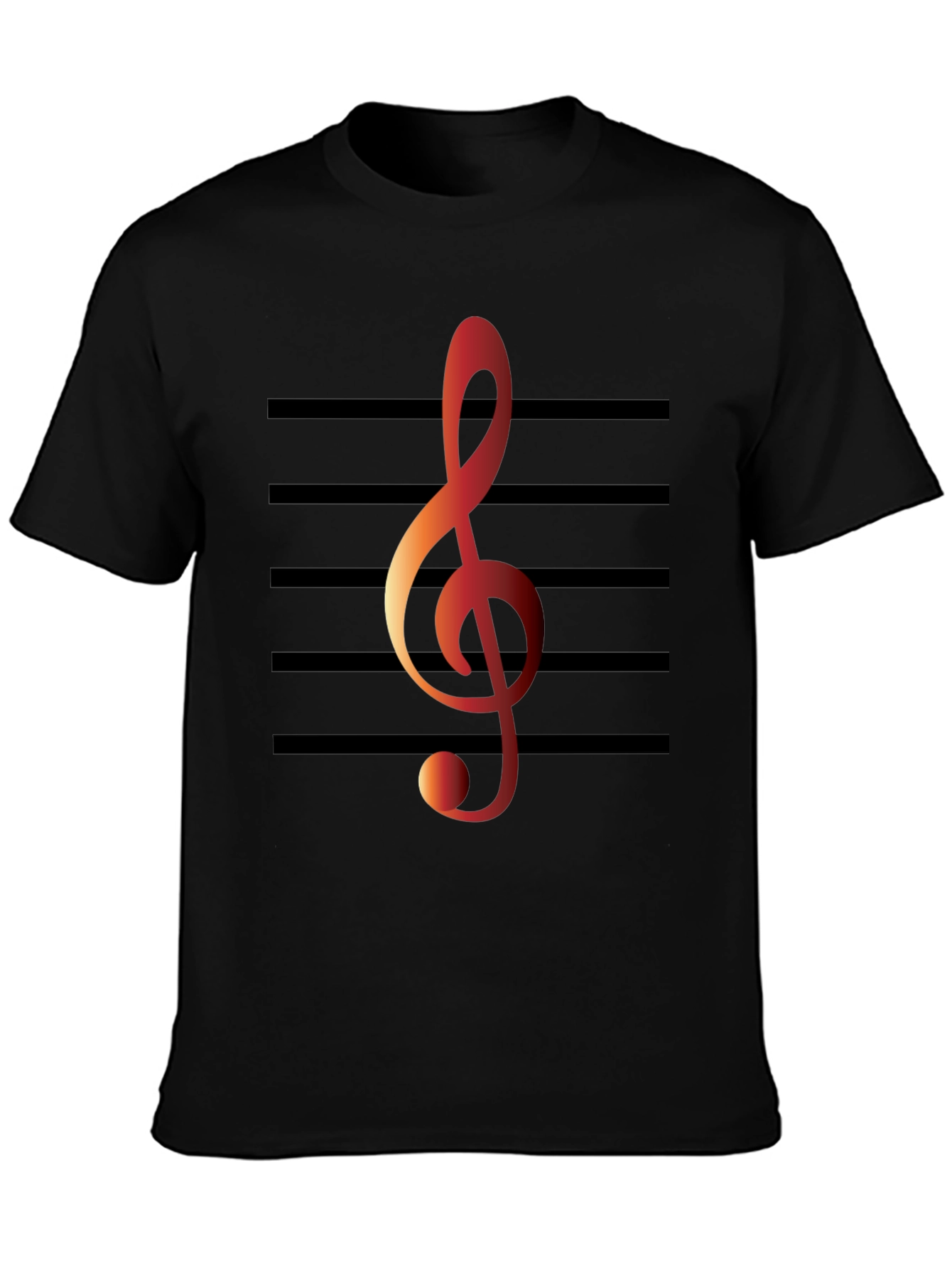 Musical Note T-Shirt - Treble Clef Graphic Tee