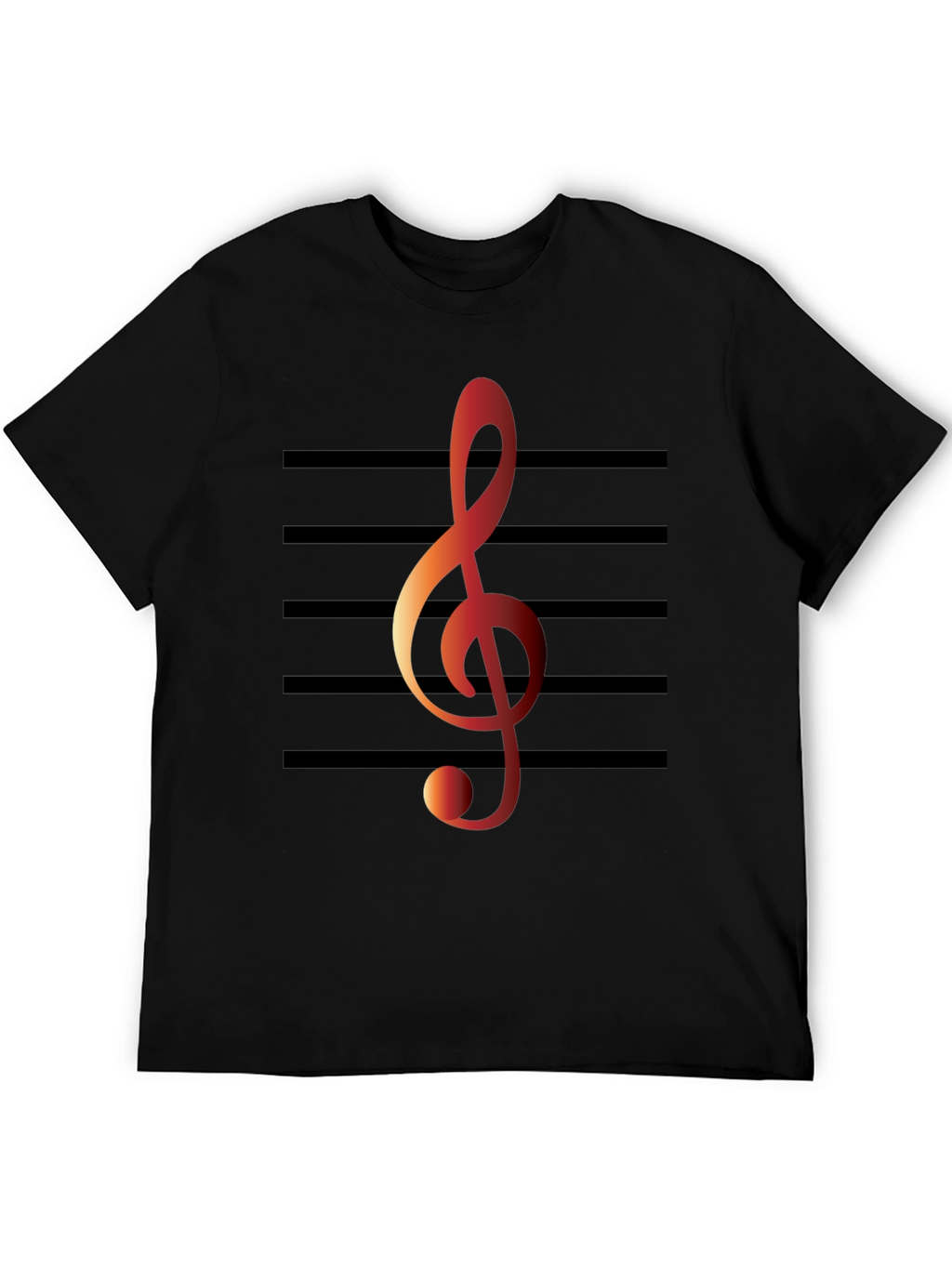 Musical Note T-Shirt - Treble Clef Graphic Tee