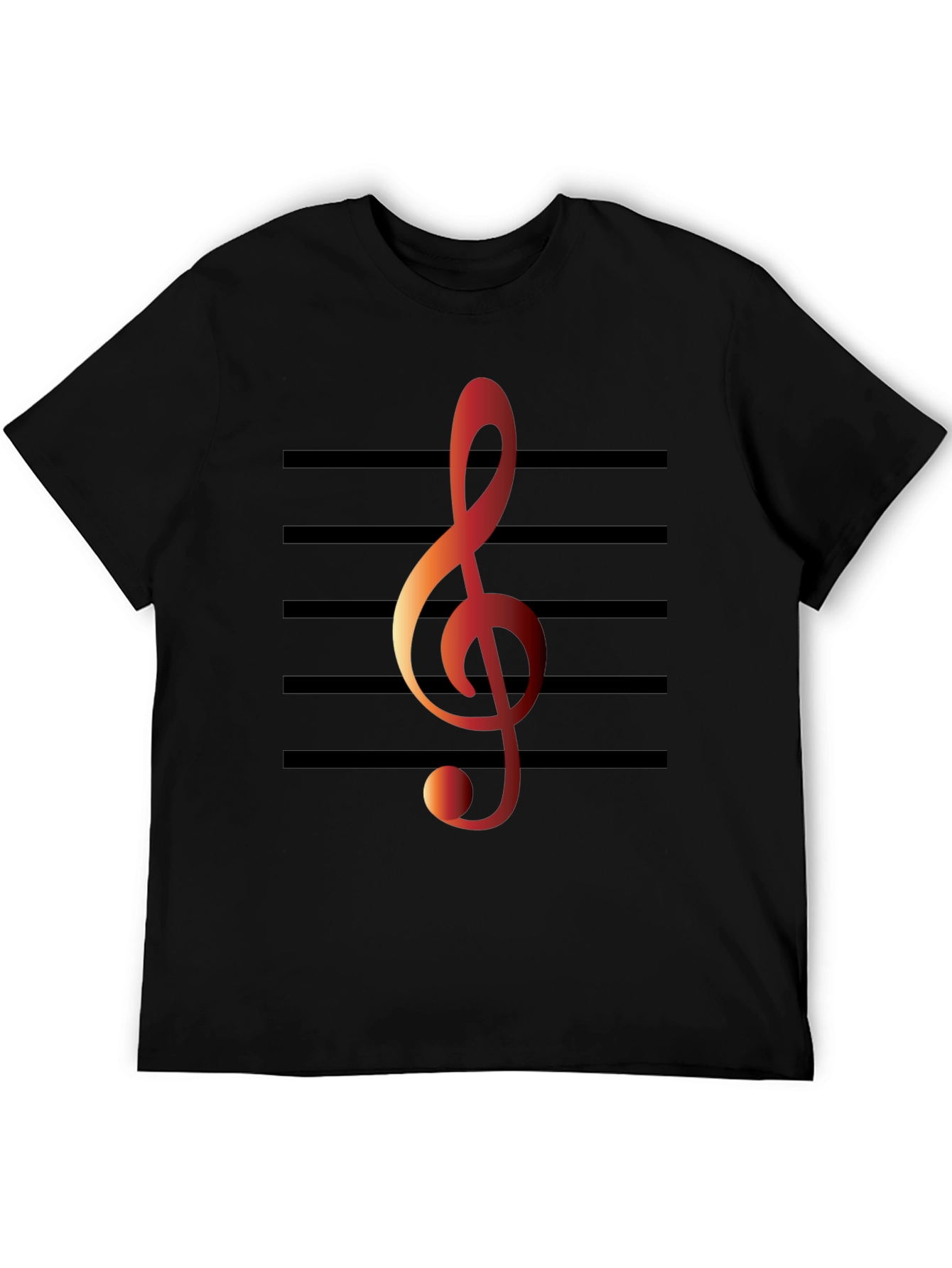 Musical Note T-Shirt - Treble Clef Graphic Tee