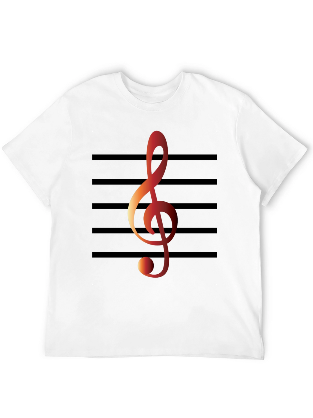 Musical Note T-Shirt - Treble Clef Graphic Tee