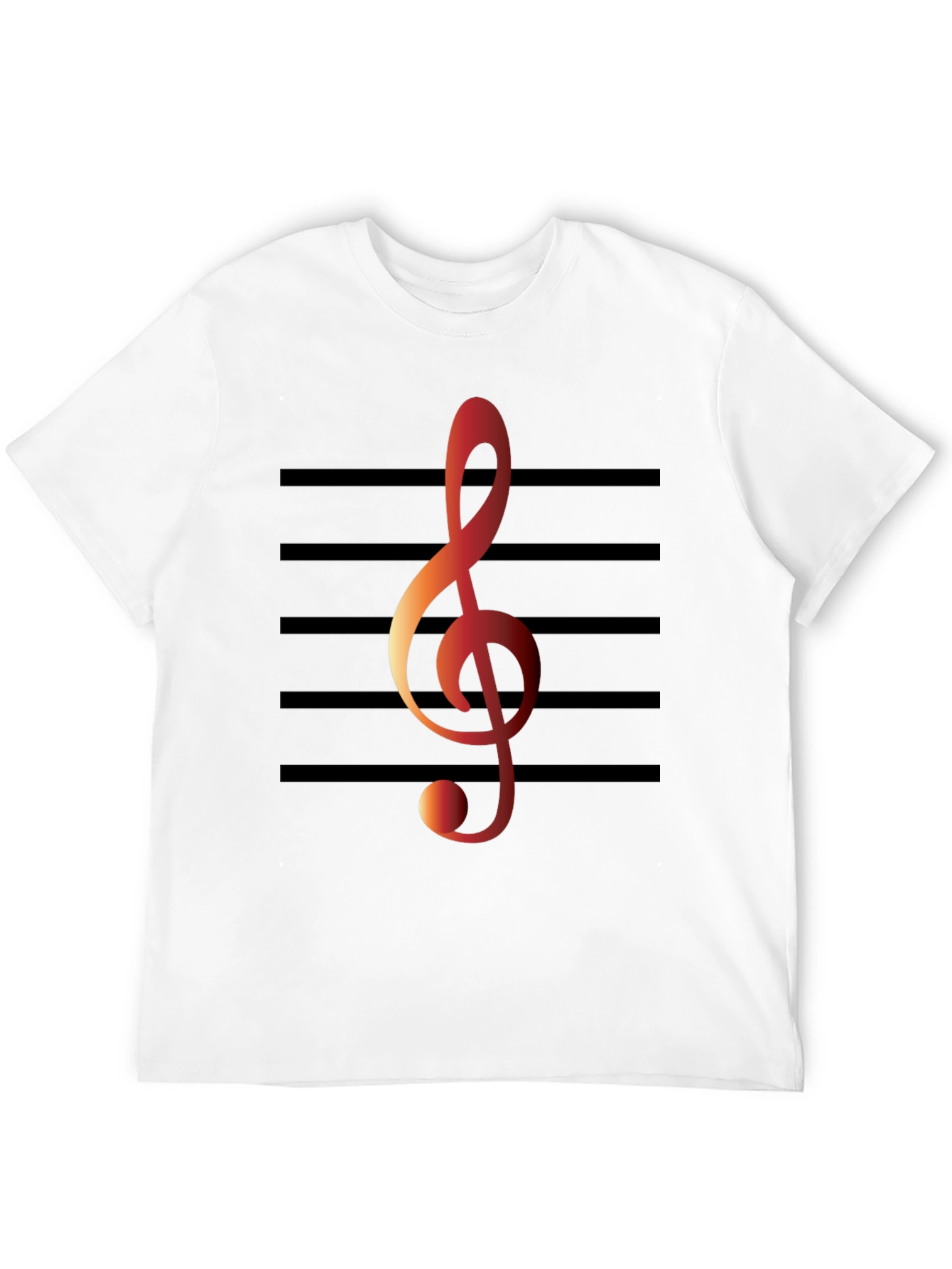 Musical Note T-Shirt - Treble Clef Graphic Tee
