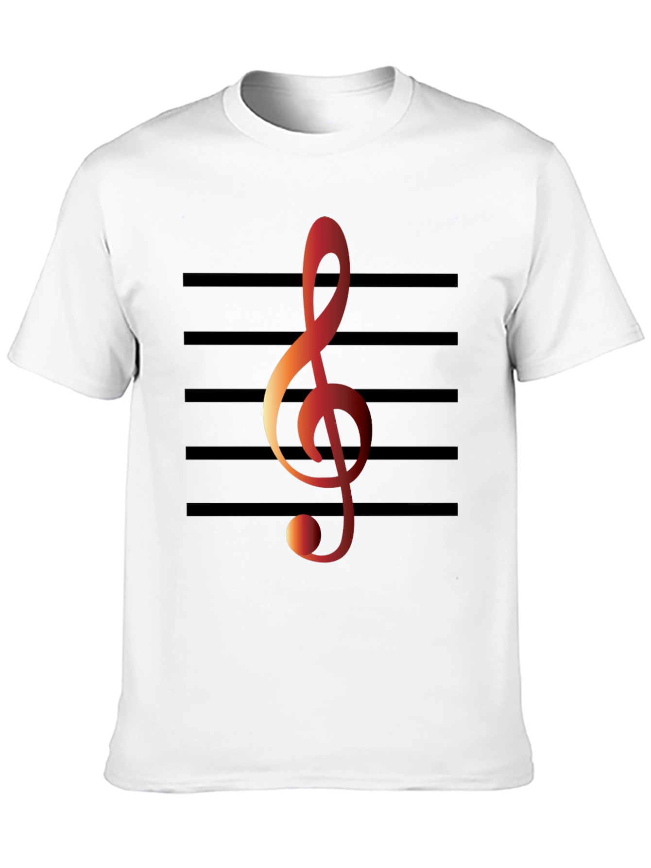 Musical Note T-Shirt - Treble Clef Graphic Tee