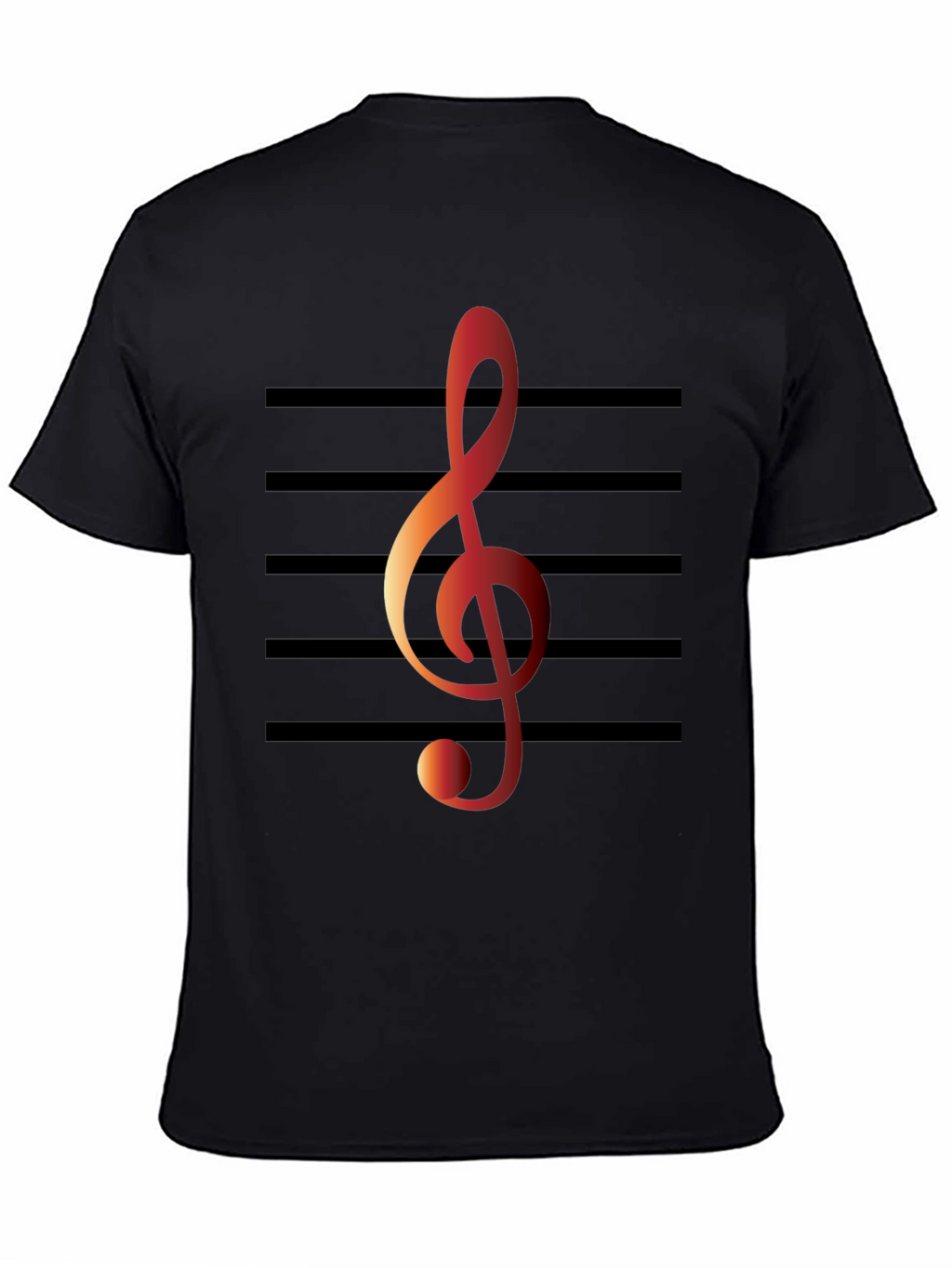 Musical Note T-Shirt - Treble Clef Graphic Tee