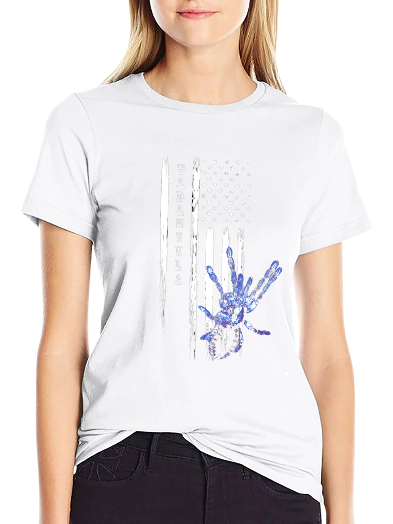 Tarantula American Flag Graphic Tee