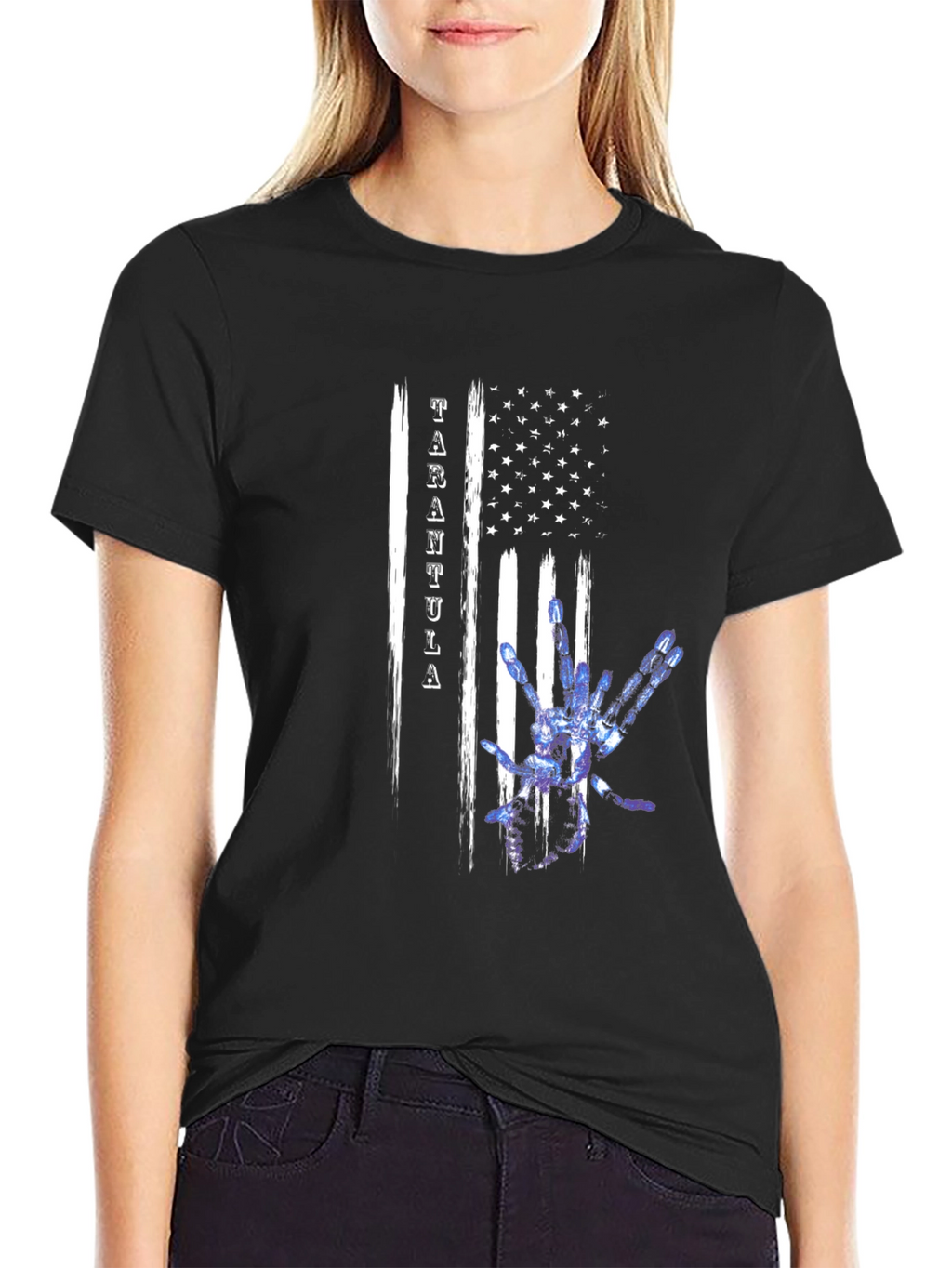 Tarantula American Flag Graphic Tee