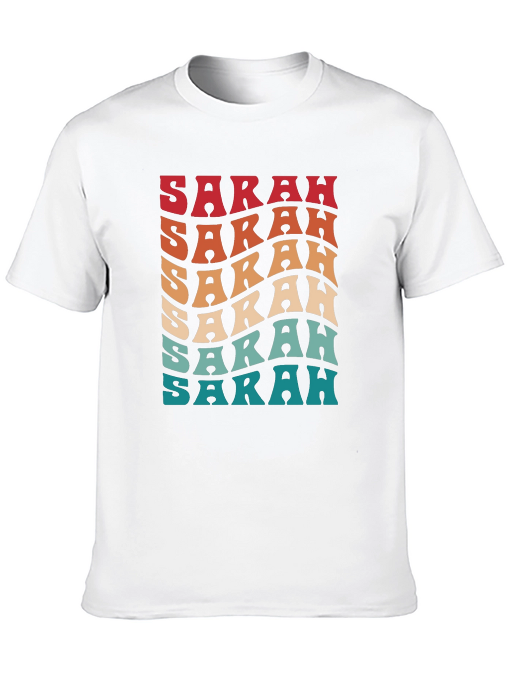 Retro Sarah Name T-Shirt - Custom Gift!