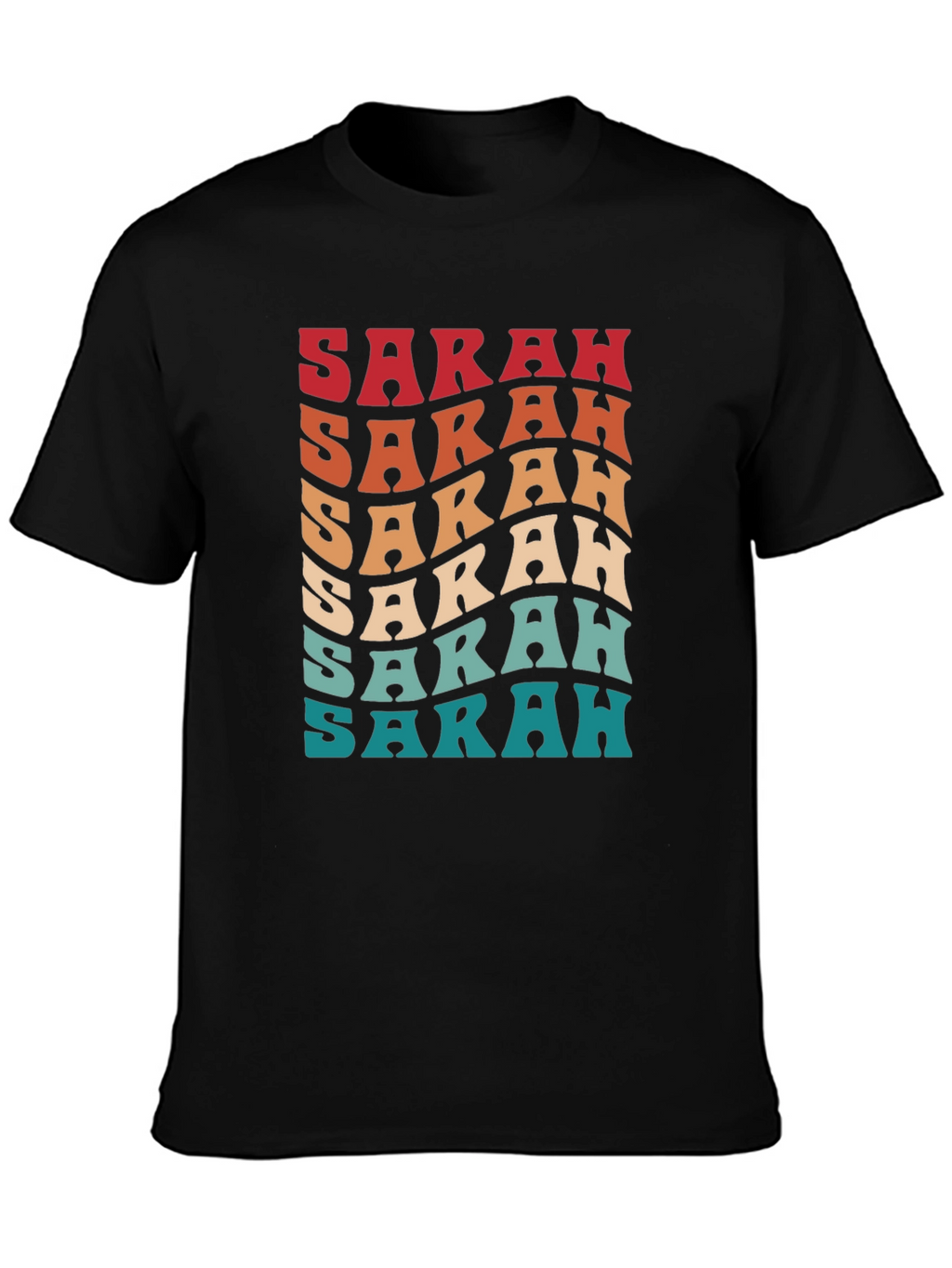 Retro Sarah Name T-Shirt - Custom Gift!