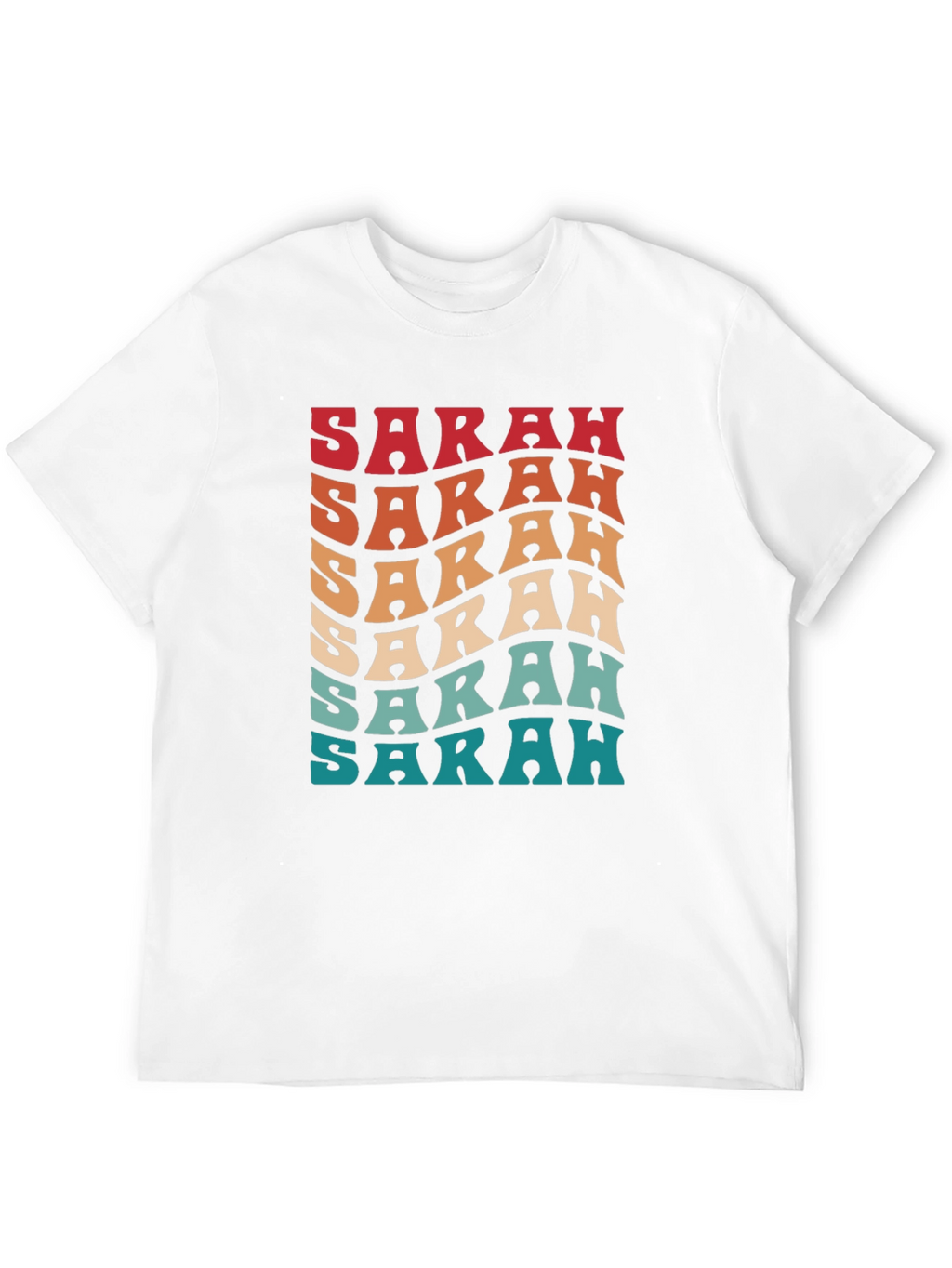 Retro Sarah Name T-Shirt - Custom Gift!